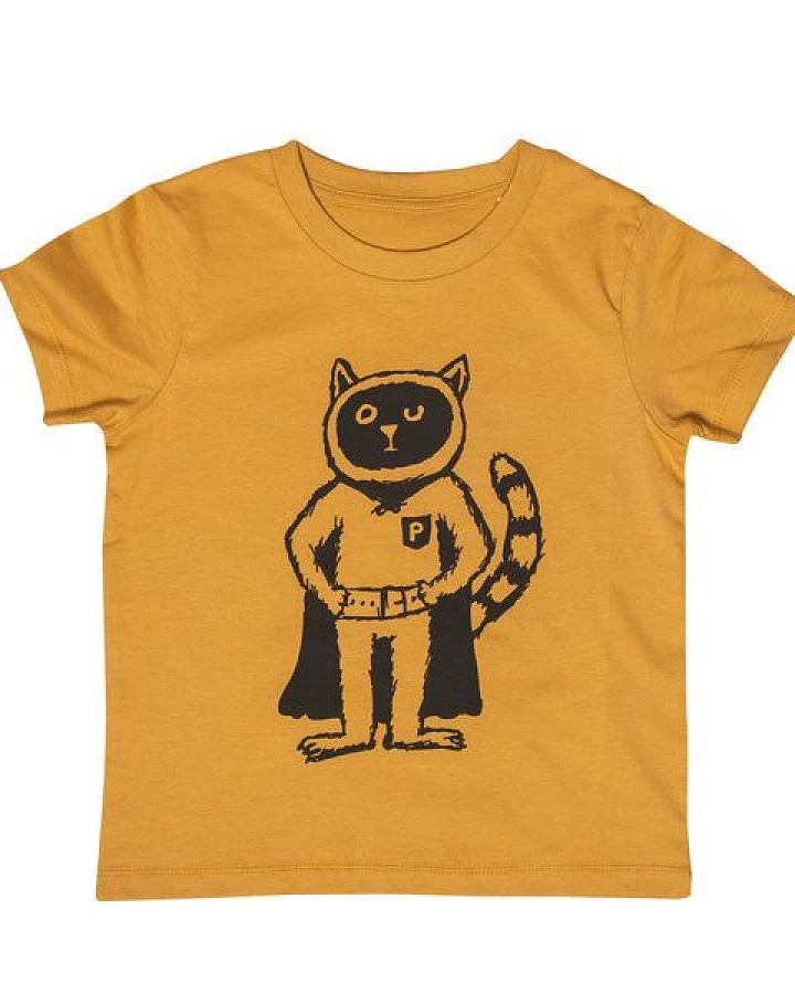 päfjes Power Superhelden Kater - Fair Wear Bio Kinder T-Shirt