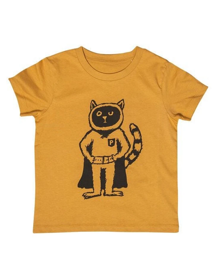 päfjes Power Superhelden Kater - Fair Wear Bio Kinder T-Shirt