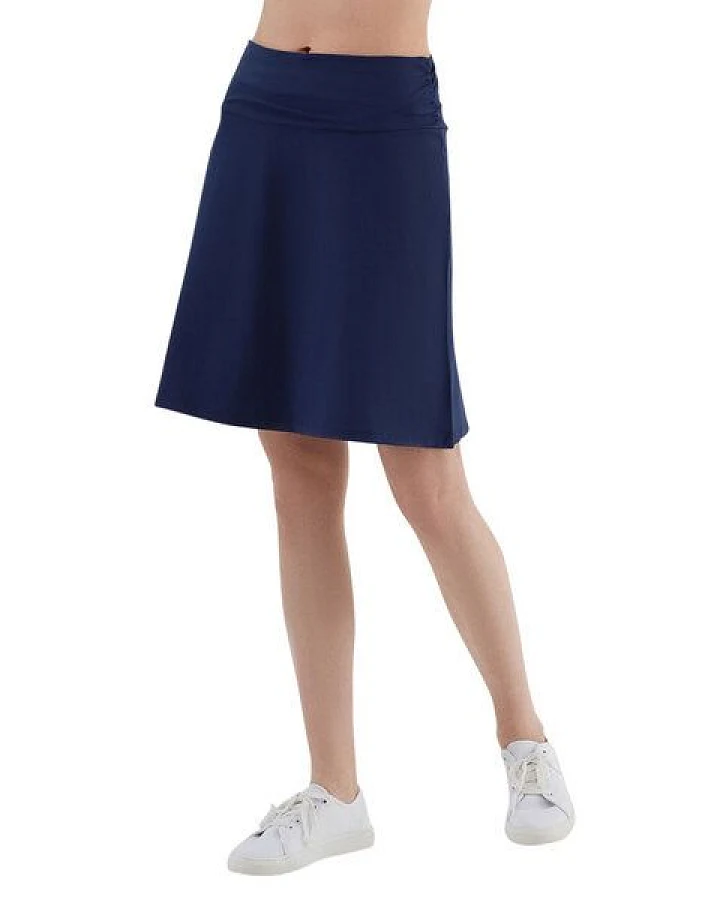 Leela Cotton Damen Sommerrock mit Komfortbund Bio-Baumwolle