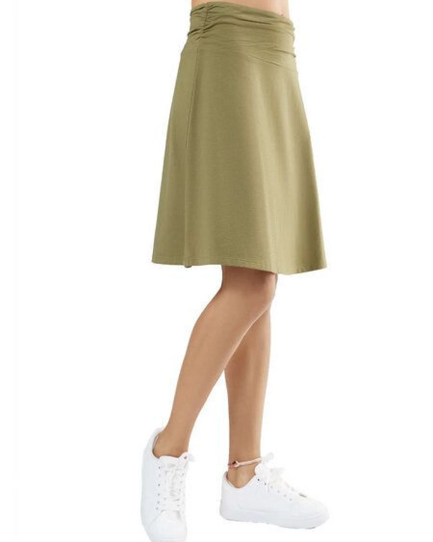Leela Cotton Damen Sommerrock mit Komfortbund Bio-Baumwolle – Ansicht 2