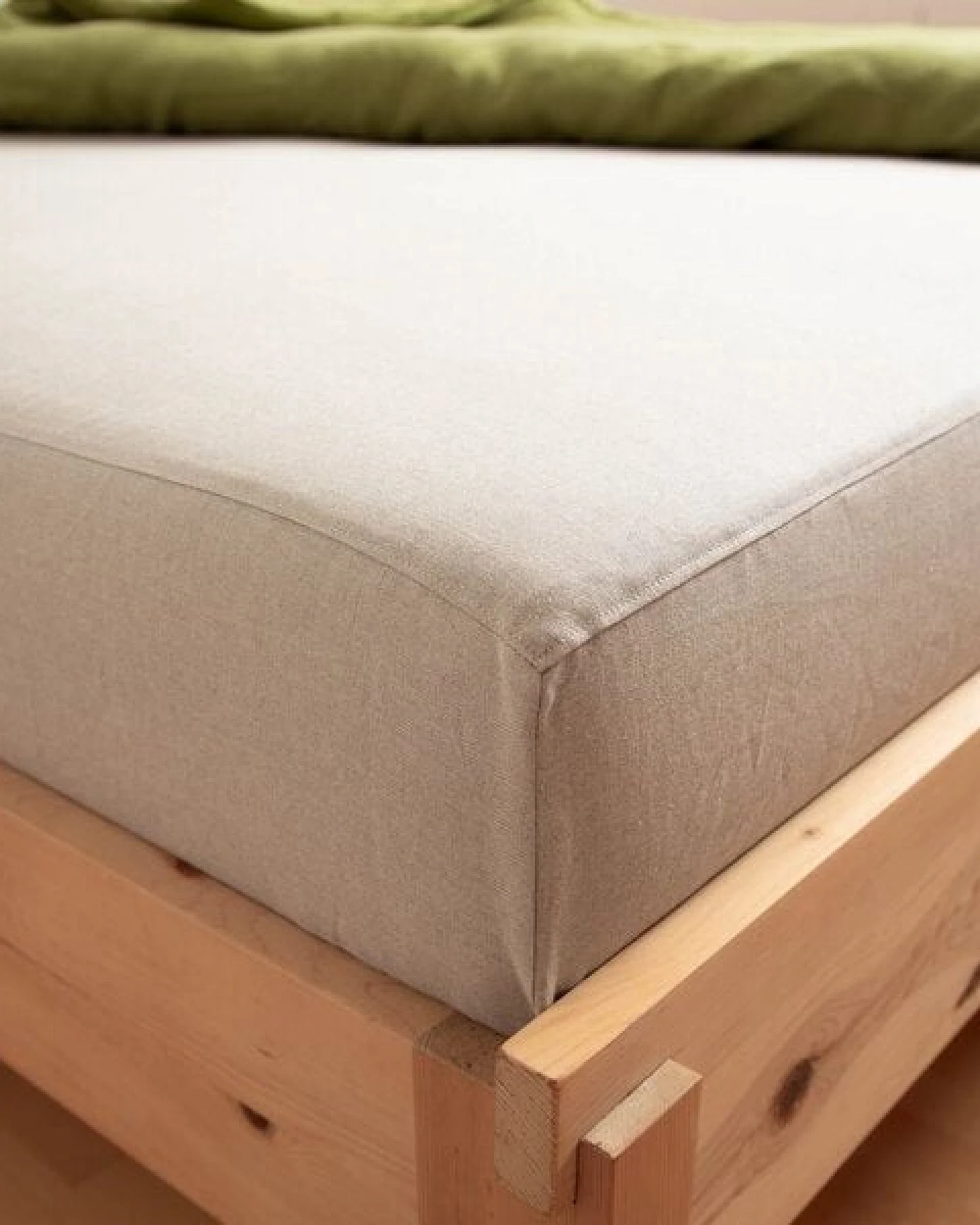 nahtur-design Bio-Leinen-Bettlaken, Spannbettlaken, Leintuch aus 100% Bioleinen – Ansicht 4