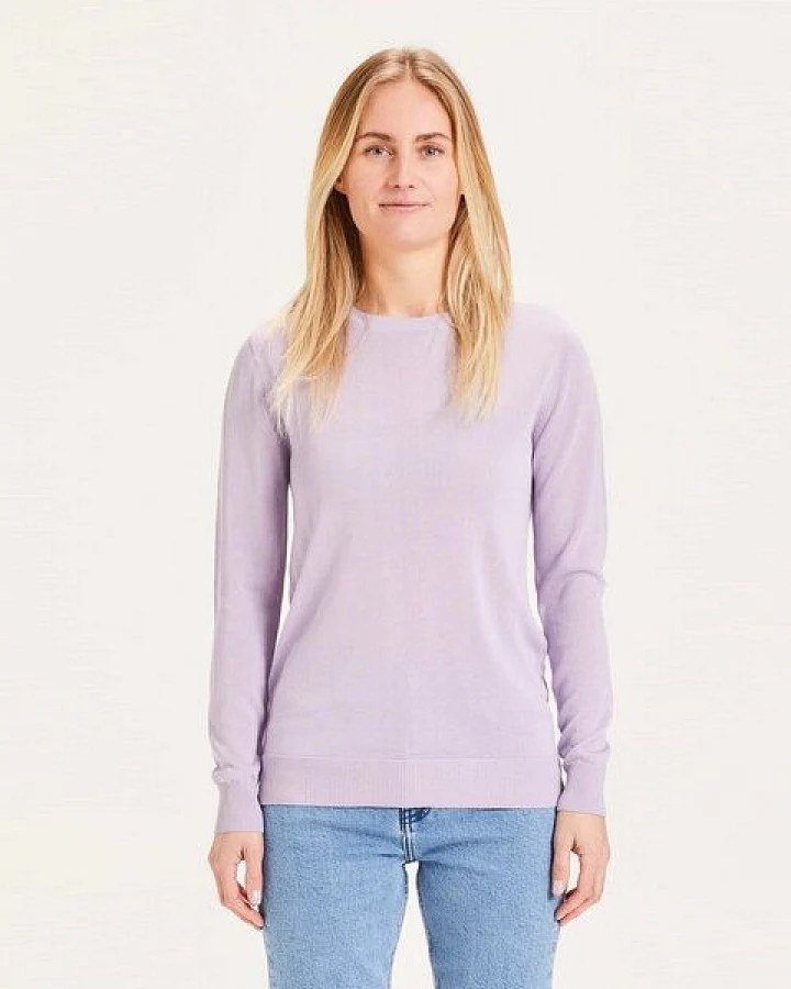 KnowledgeCotton Apparel Basic Pullover MYRTHE aus Tencel