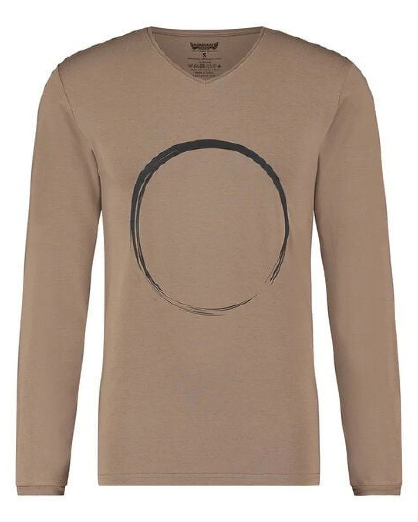 Renegade Guru Herren Langarm Shirt Rudra mit Zen Print – Bambus und Bio-Baumwolle – Ansicht 4