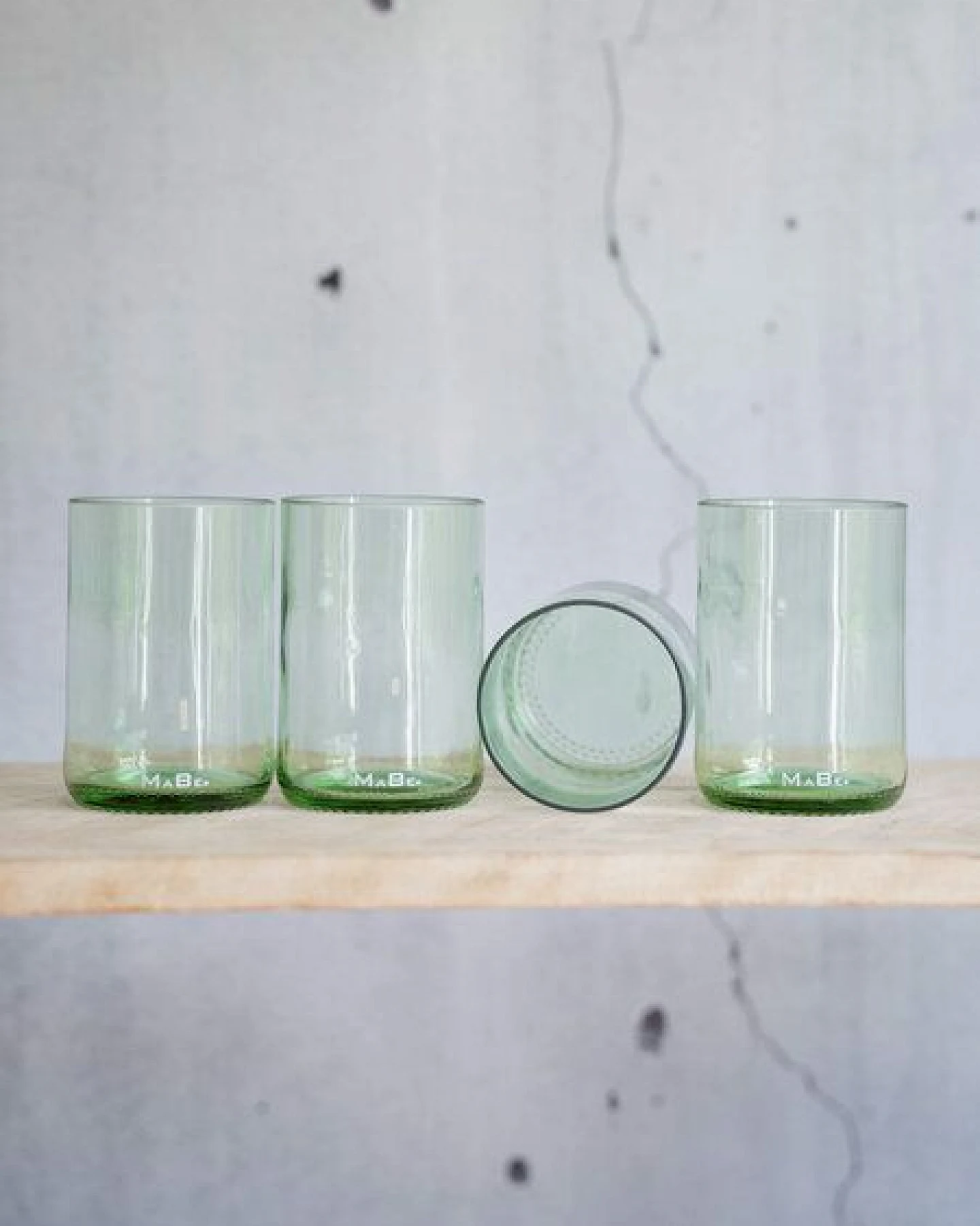 MaBe Trink Glas 450ml - witzig - clean - nachhaltig – Ansicht 2