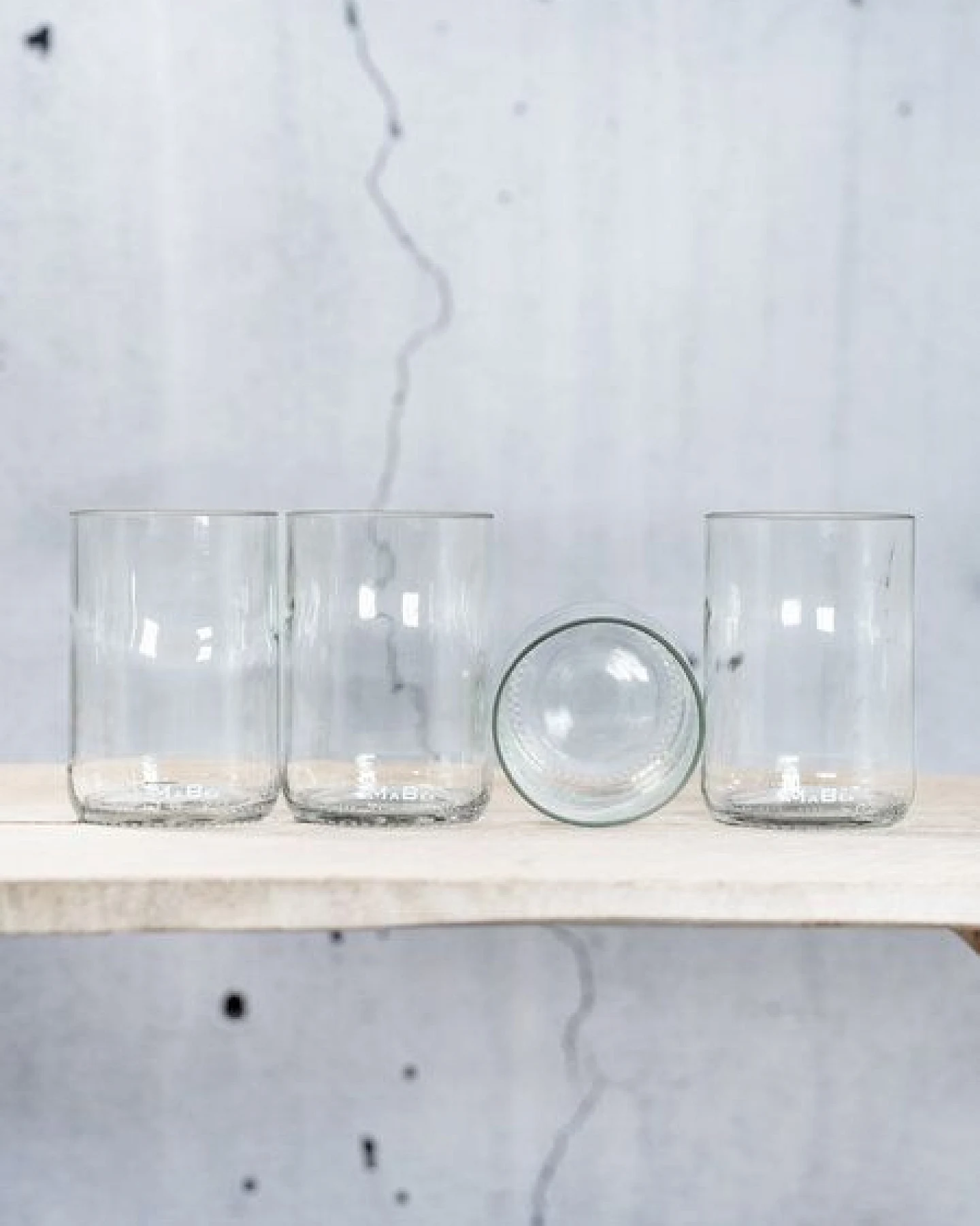 MaBe Trink Glas 450ml - witzig - clean - nachhaltig – Ansicht 3