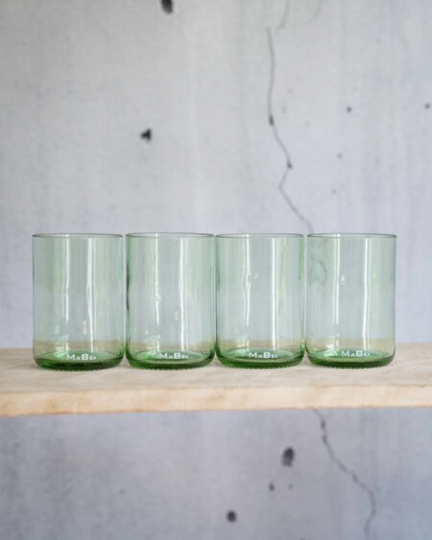 MaBe Trink Glas 450ml - witzig - clean - nachhaltig – Ansicht 3