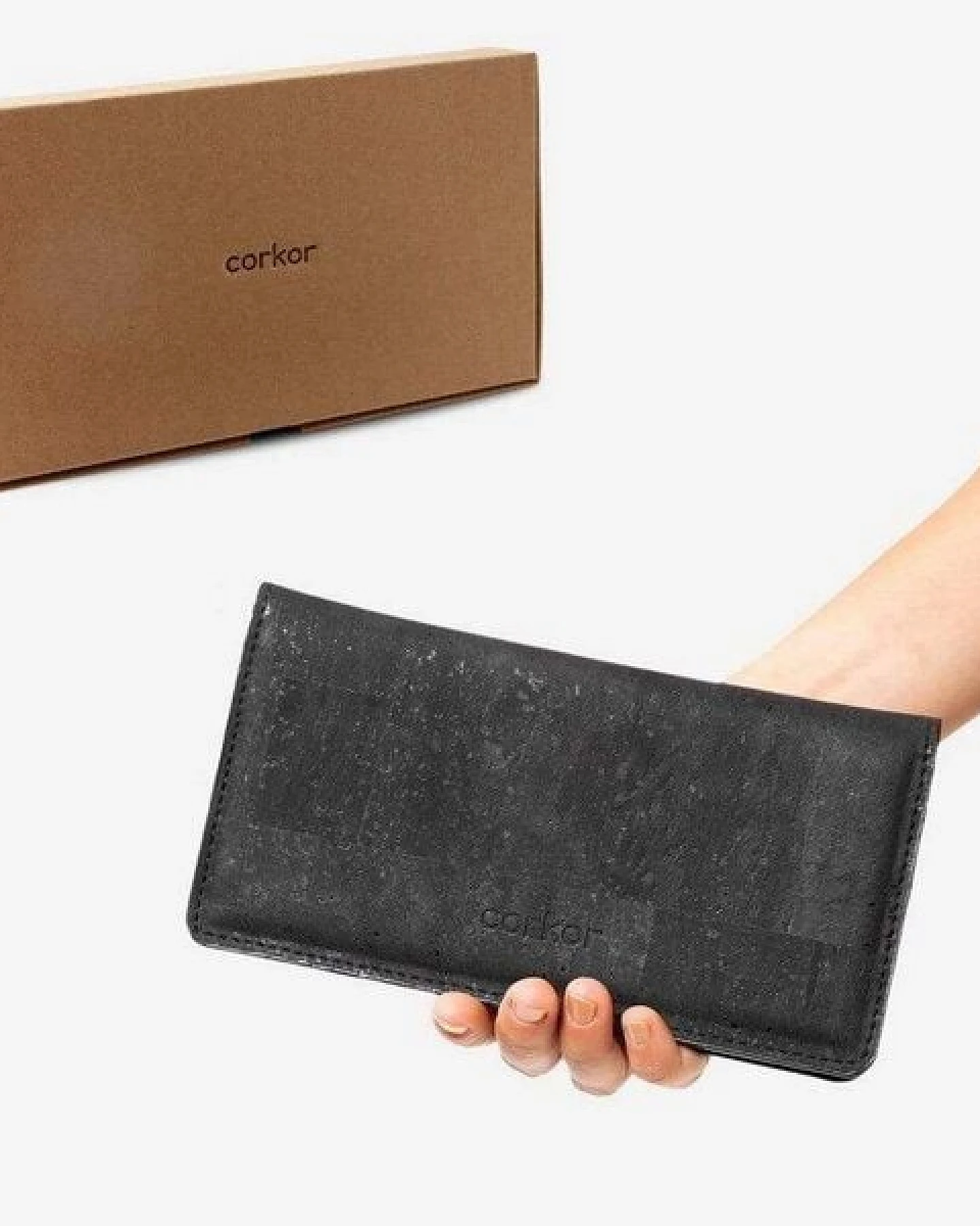 corkor Kork Langes Portemonnaie Slim – Ansicht 3
