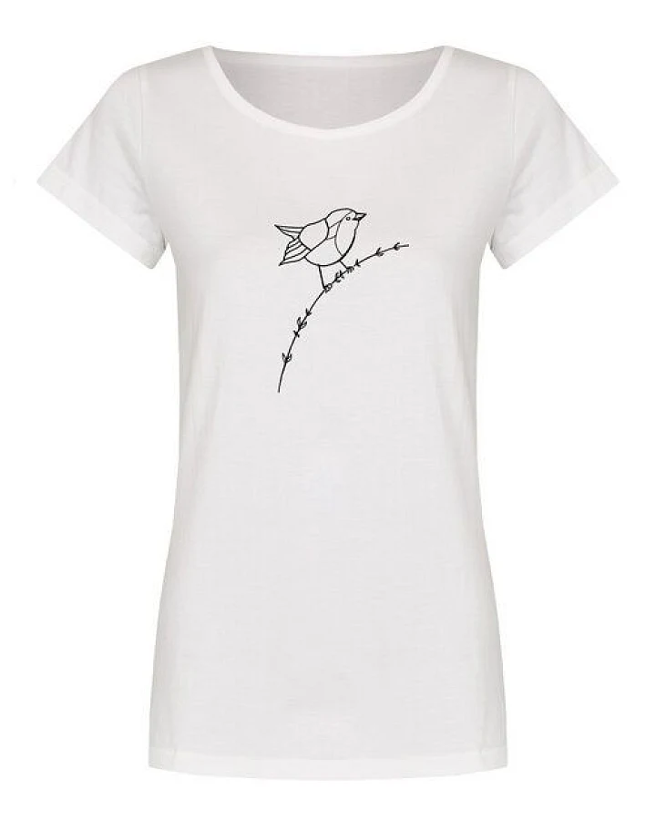 Brandless Basic Bio T-Shirt (ladies) Nr.2 Rotkehlchen GOTS 155g/m²