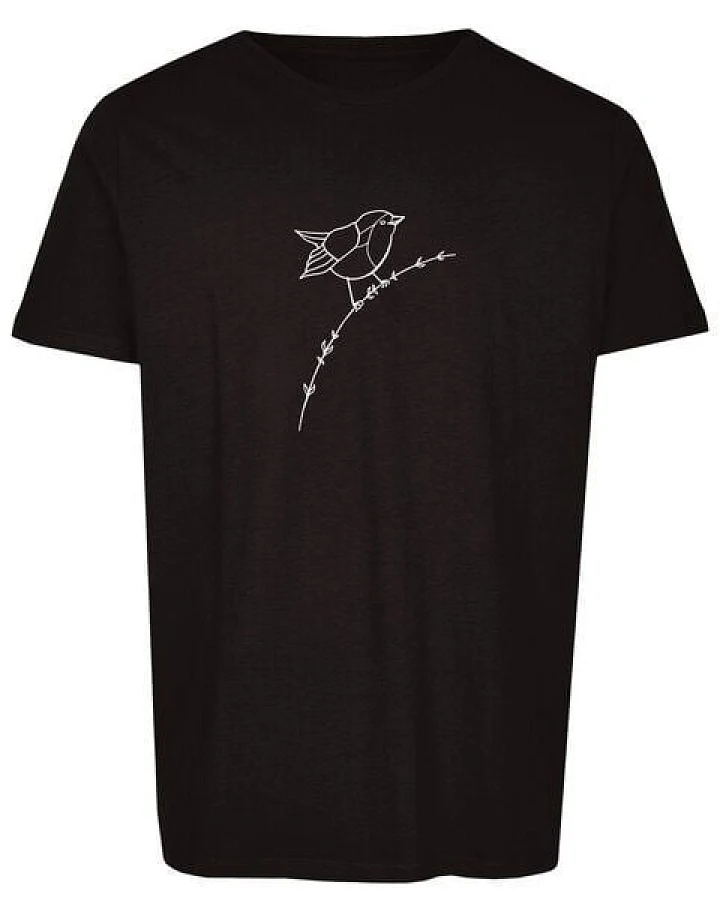 Brandless Basic Bio T-Shirt (men) Nr.2 Rotkehlchen