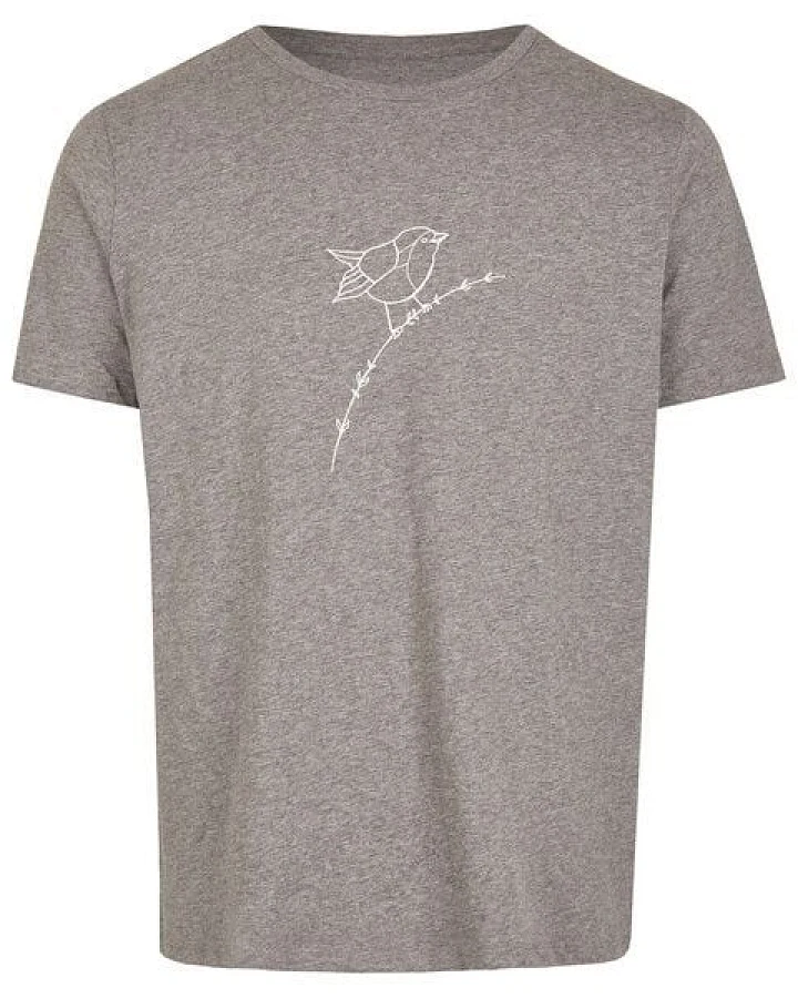 Brandless Basic Bio T-Shirt (men) Nr.2 Rotkehlchen
