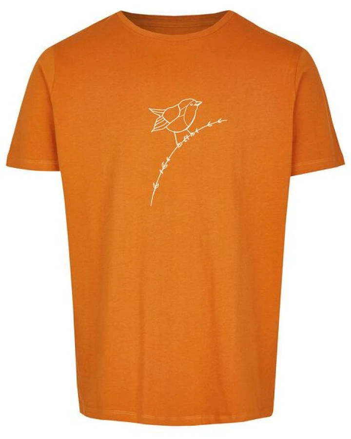 Brandless Basic Bio T-Shirt (men) Nr.2 Rotkehlchen