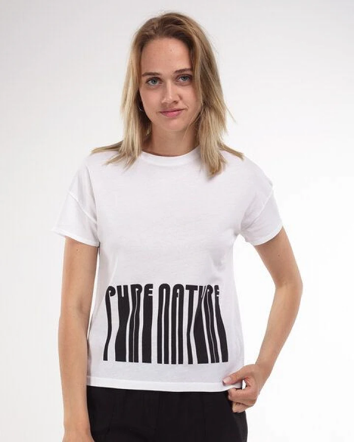 Alma & Lovis Lässiges T-Shirt mit Textprint im Loose Fit