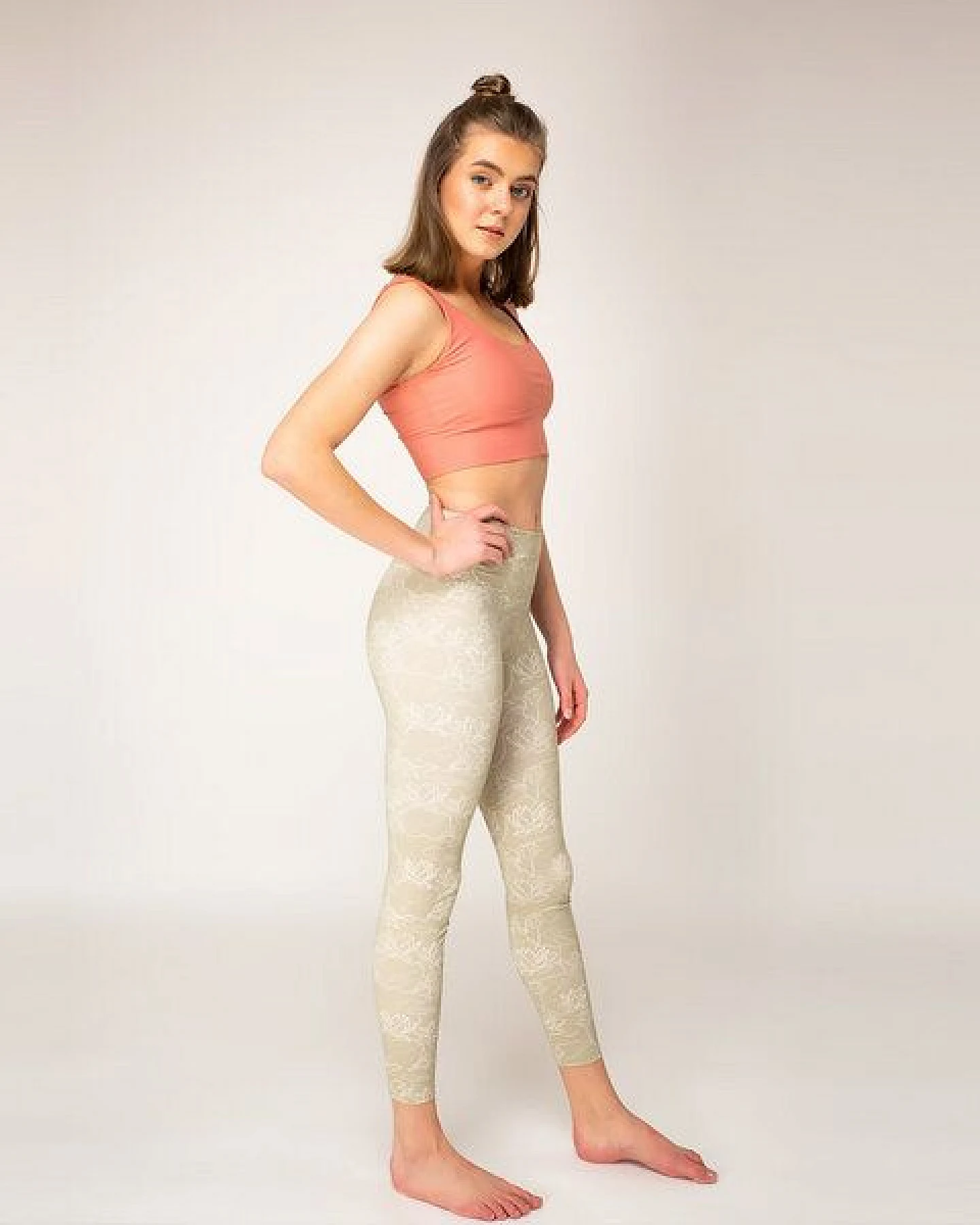 woodlike High Waist Leggings - Lotus – Ansicht 2