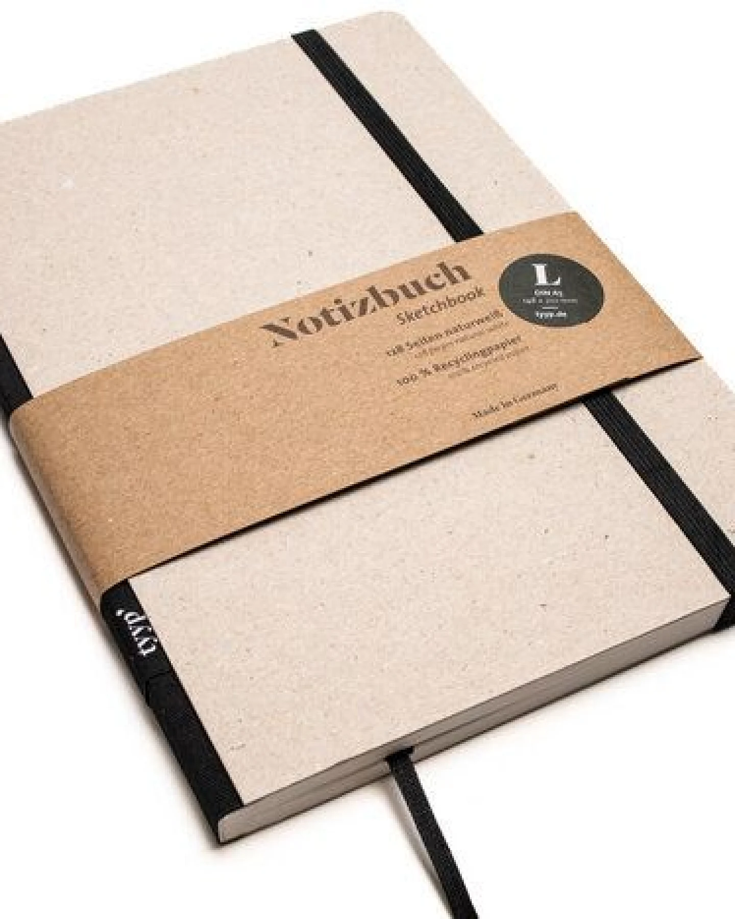 tyyp Notizbuch A5 – 100% Recyclingpapier – handmade in Germany – Klassik Öko – Ansicht 2