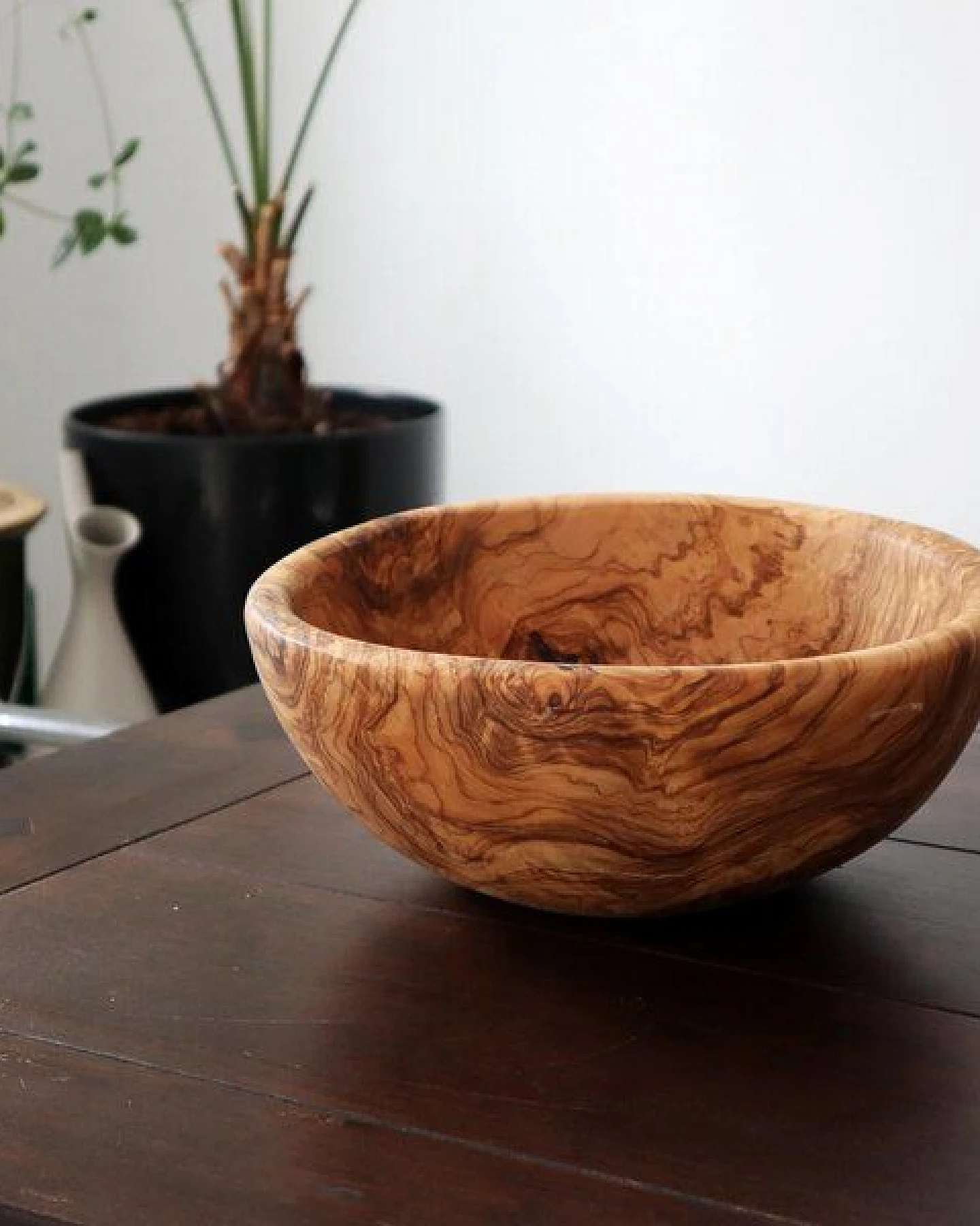 NATUREHOME 3er Set Schalen Olivenholz Ø ca. 22 - 16 - 10 cm – Ansicht 2
