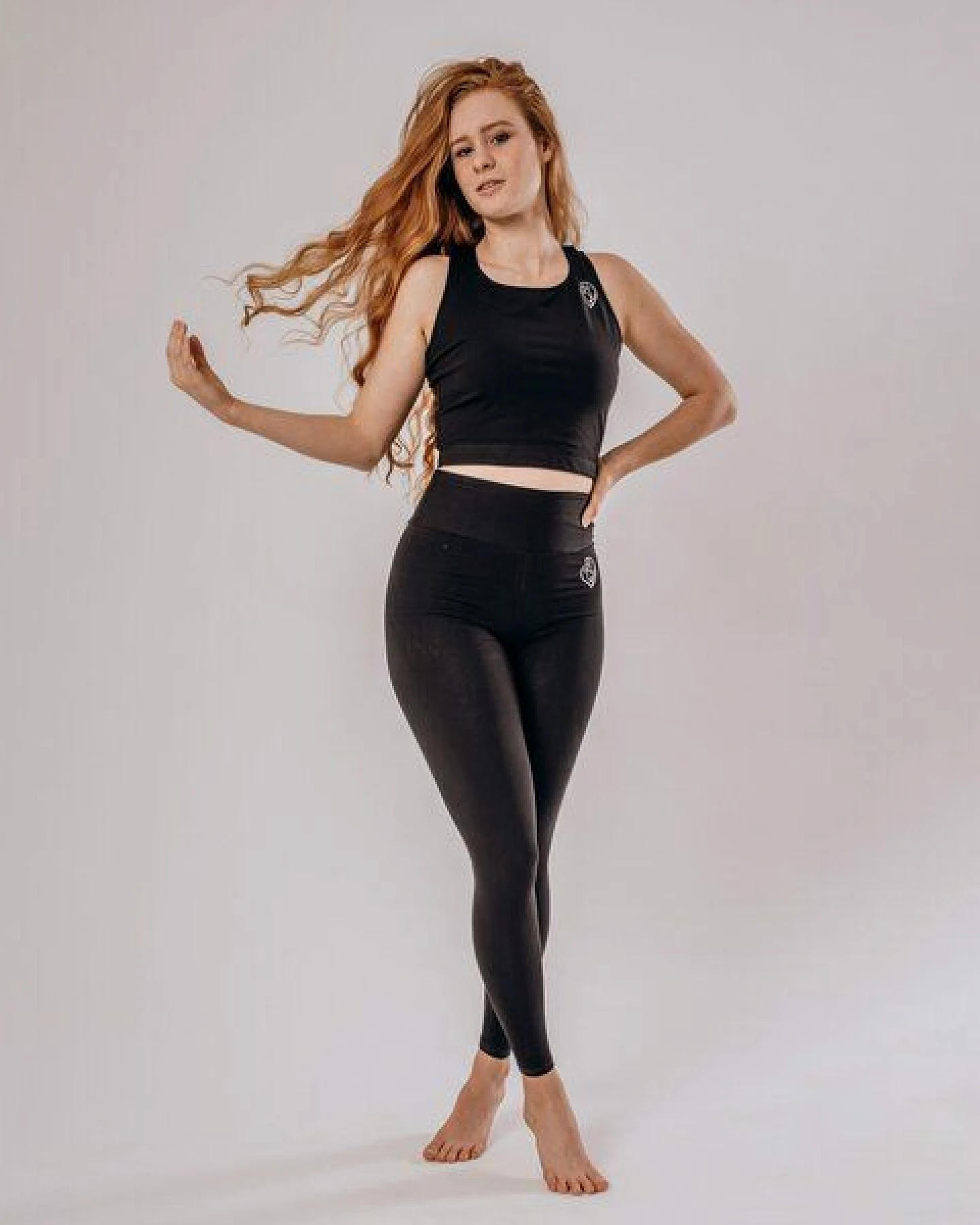 Flying Love Birds "Onyx" - Crop Top – Ansicht 4