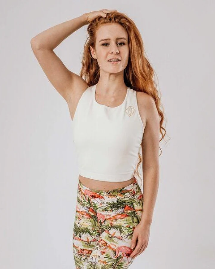 Flying Love Birds "Opal" - Crop Top