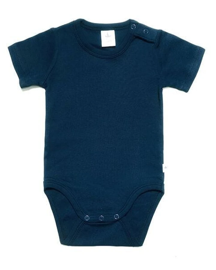 Leela Cotton Baby Kinder Body Kurzarm Bio-Baumwolle Rippjersey 2006