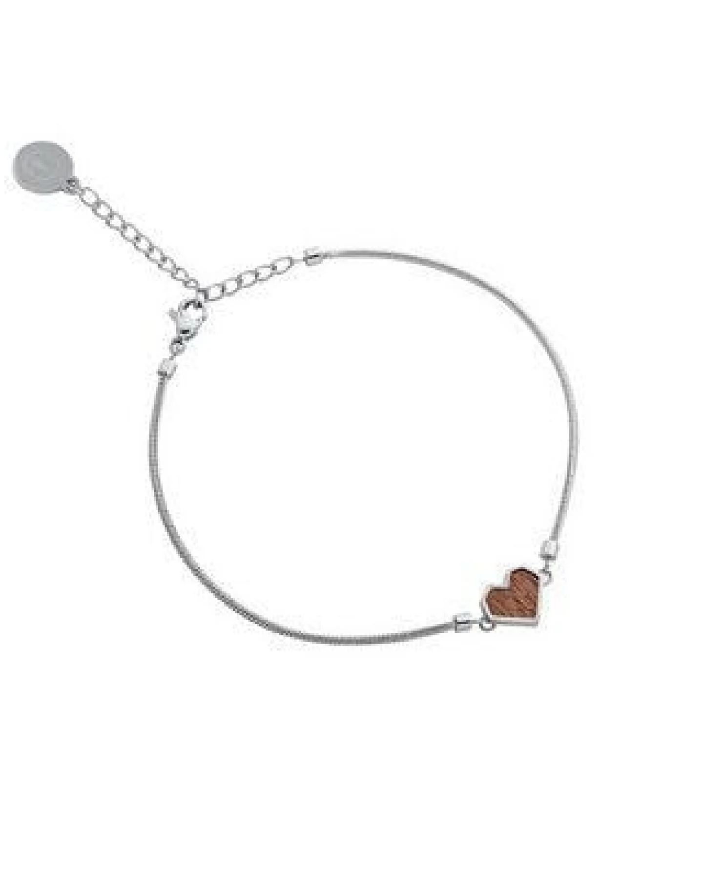 BeWooden Herzchen Armbänder mit Holzdetail - Verschiedene Farbvarianten und Grössen – Ansicht 3