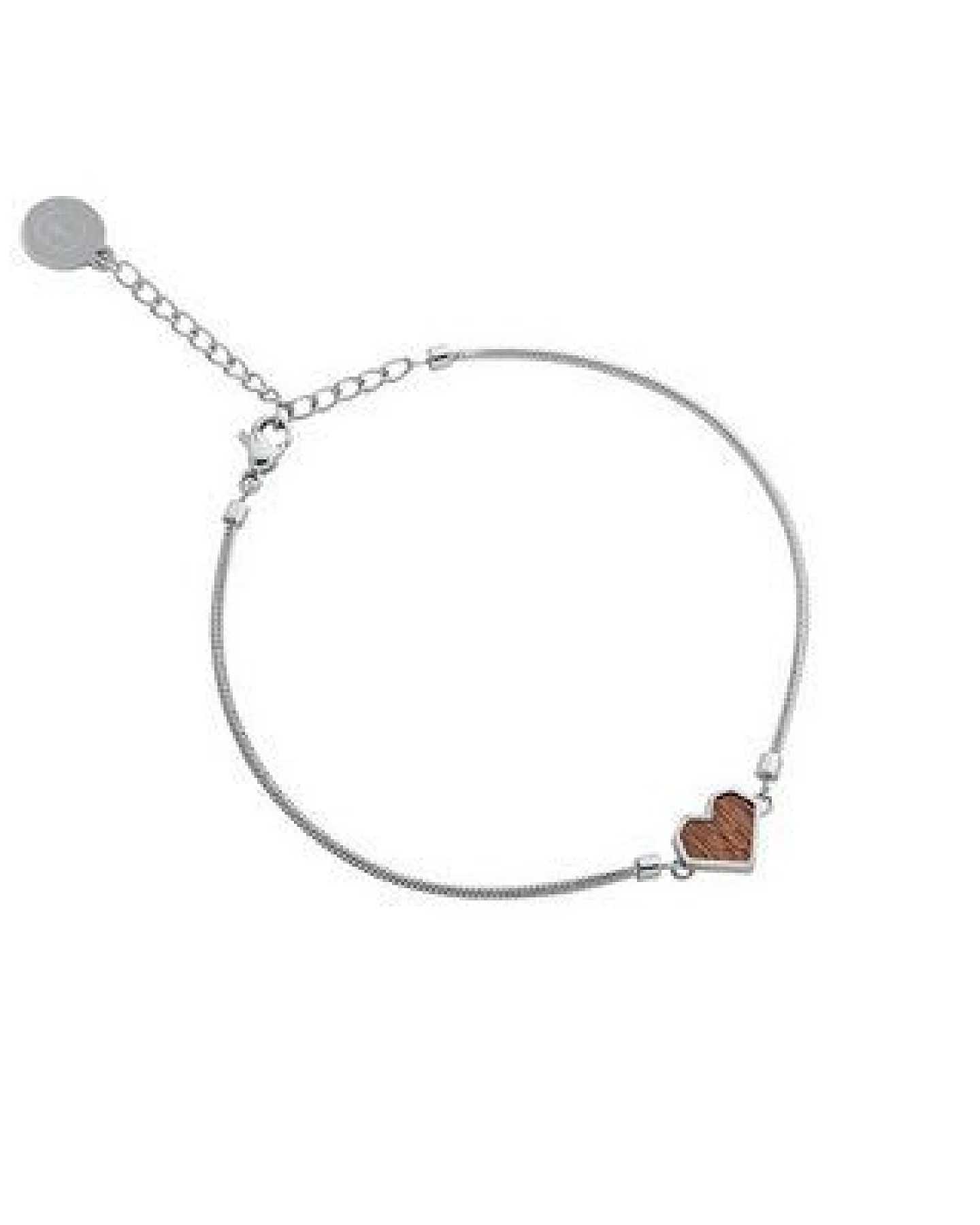 BeWooden Herzchen Armbänder mit Holzdetail - Verschiedene Farbvarianten und Grössen – Ansicht 3