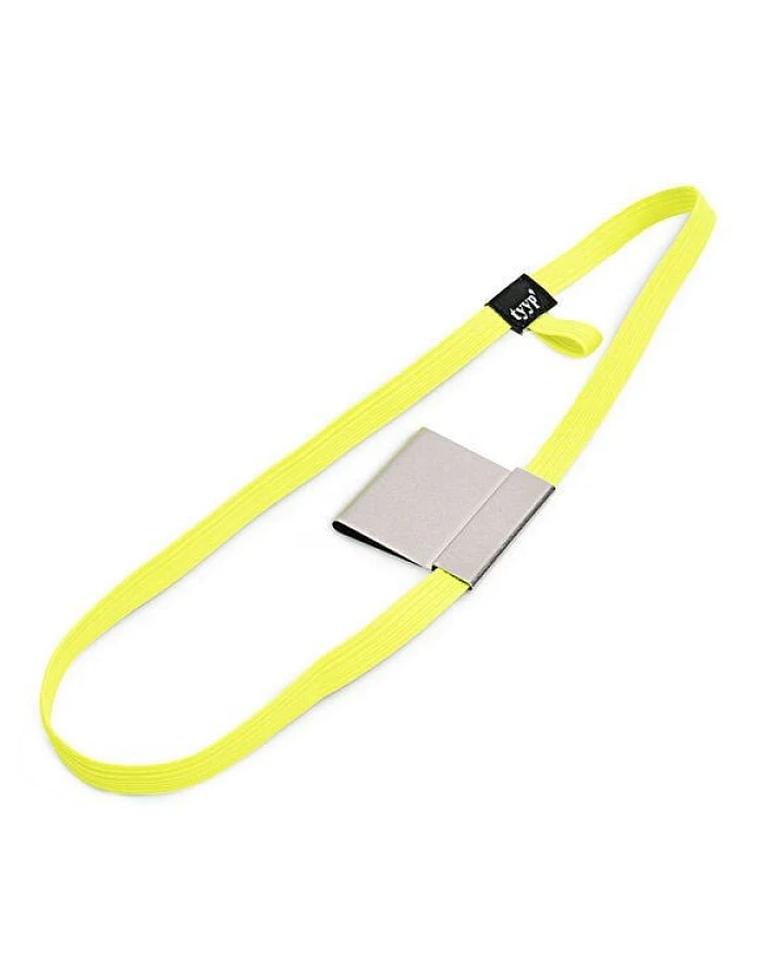tyyp Stifthalter & Gummiband (Stiftschlaufe pen loop) für DIN A5 Bücher - Neon