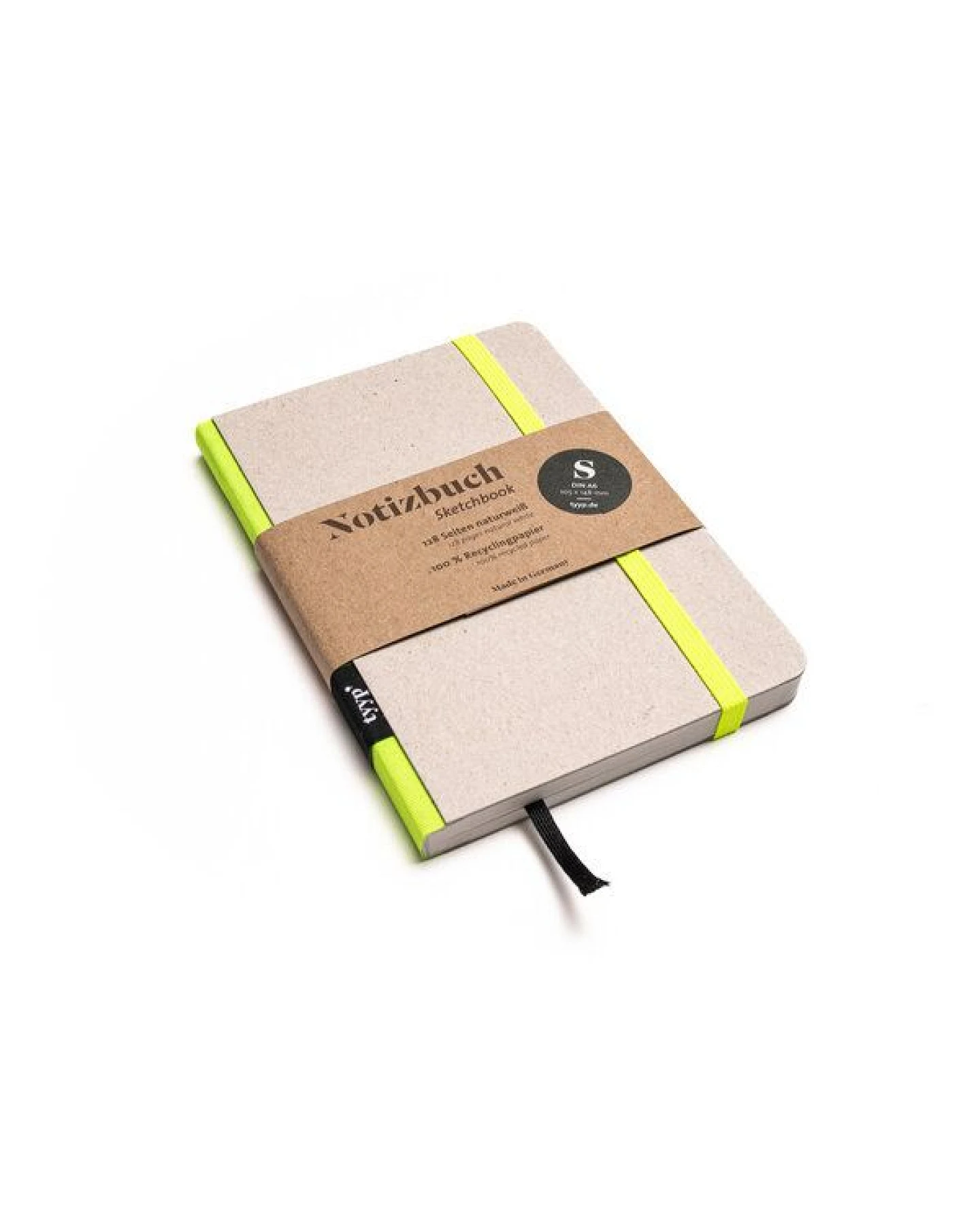 tyyp Notizbuch A6 – 100% Recyclingpapier – handmade – Klassik Öko – Ansicht 2