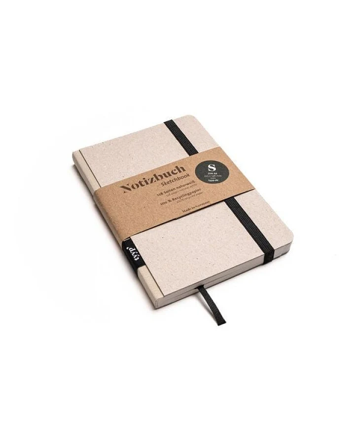 tyyp Notizbuch A6 – 100% Recyclingpapier – handmade – Klassik Öko