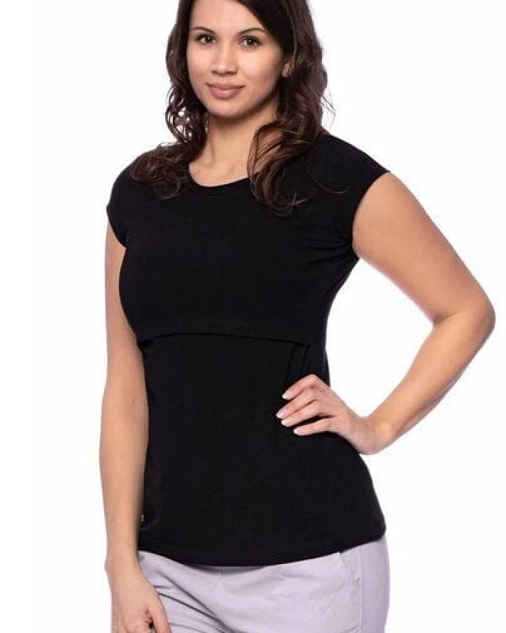 Milchshake 103 BASIC Umstands- und Stillshirt kurzarm aus Bio-Baumwolle