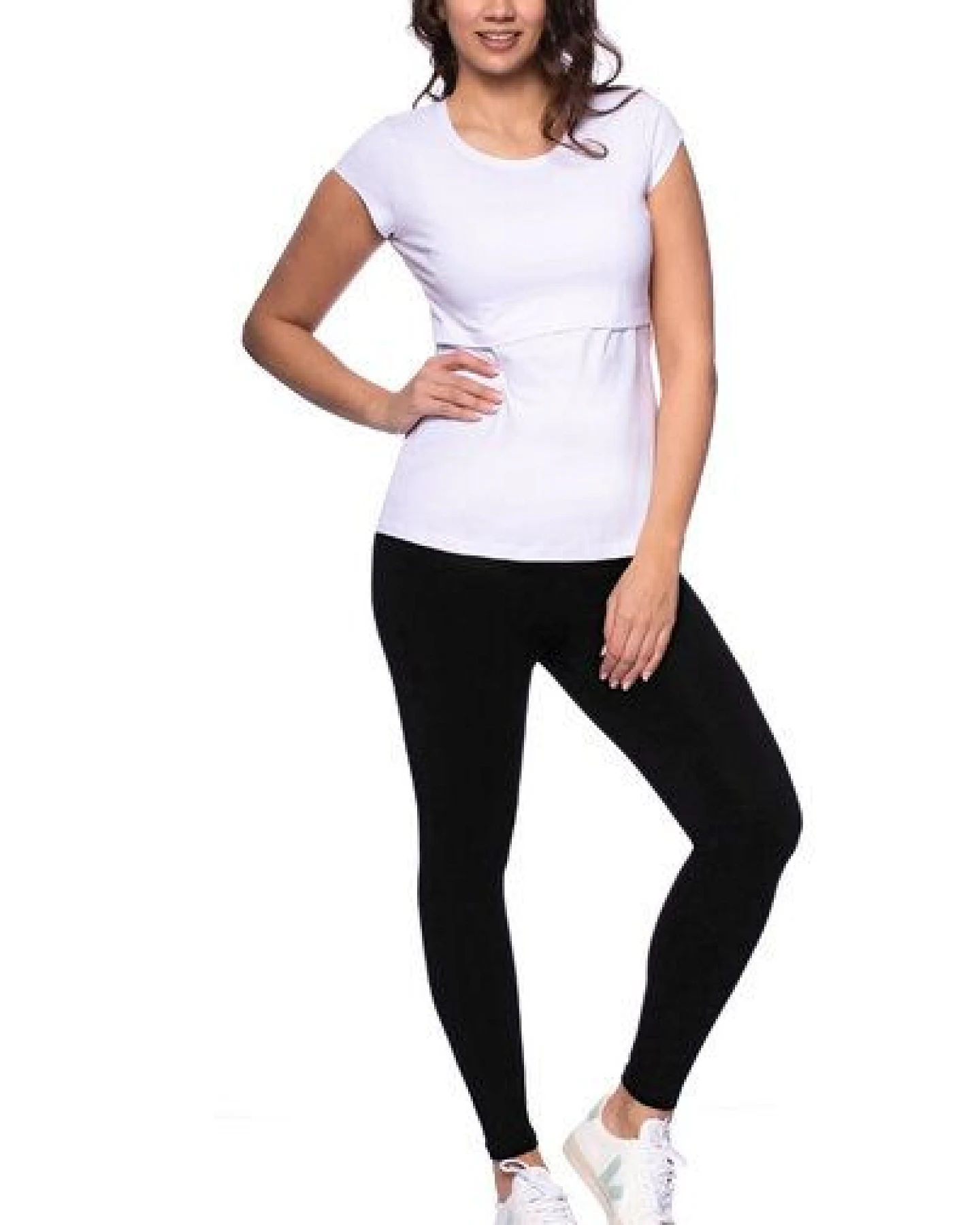Milchshake 103 BASIC Umstands- und Stillshirt kurzarm aus Bio-Baumwolle – Ansicht 2