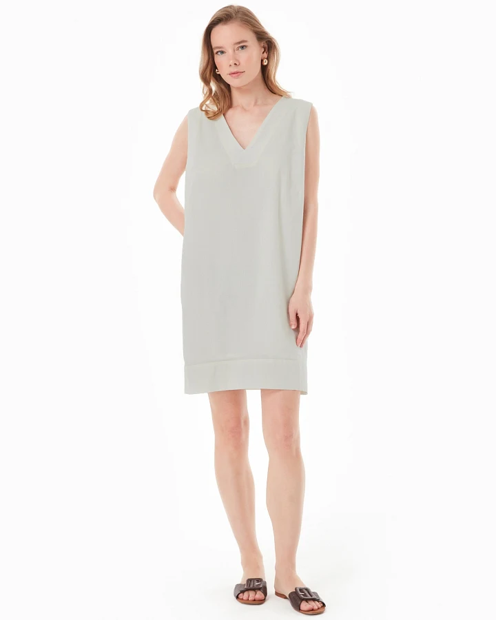 ORGANICATION Damen vegan Kleid Grünes Moos