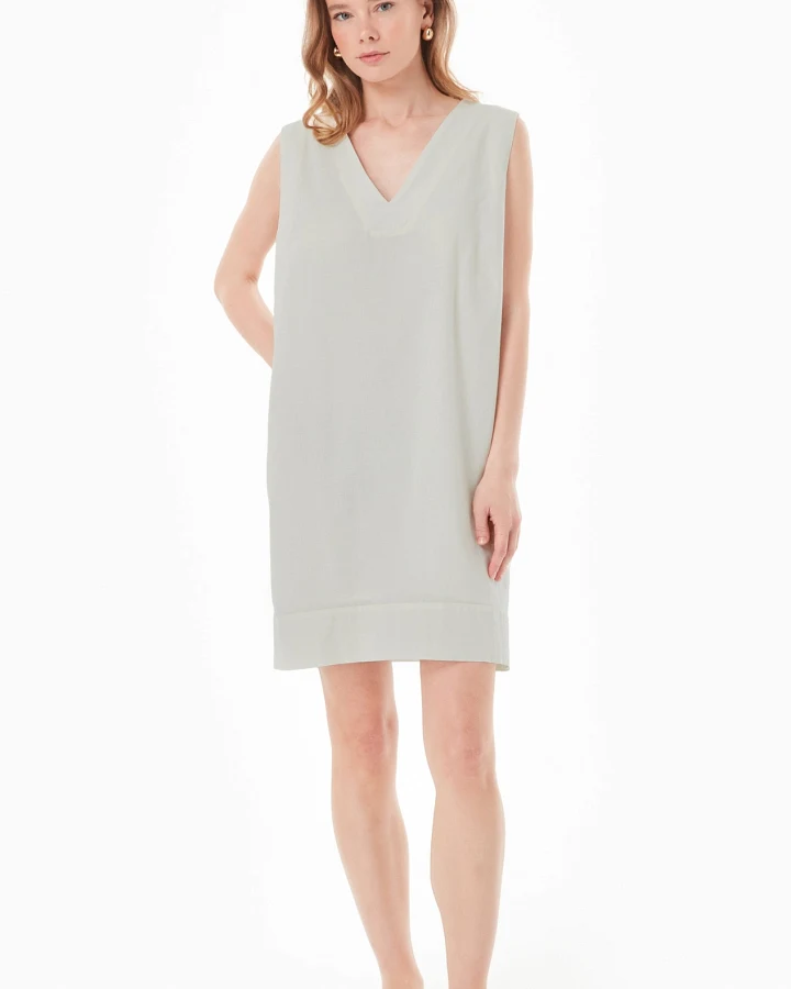 ORGANICATION Damen vegan Kleid Grünes Moos
