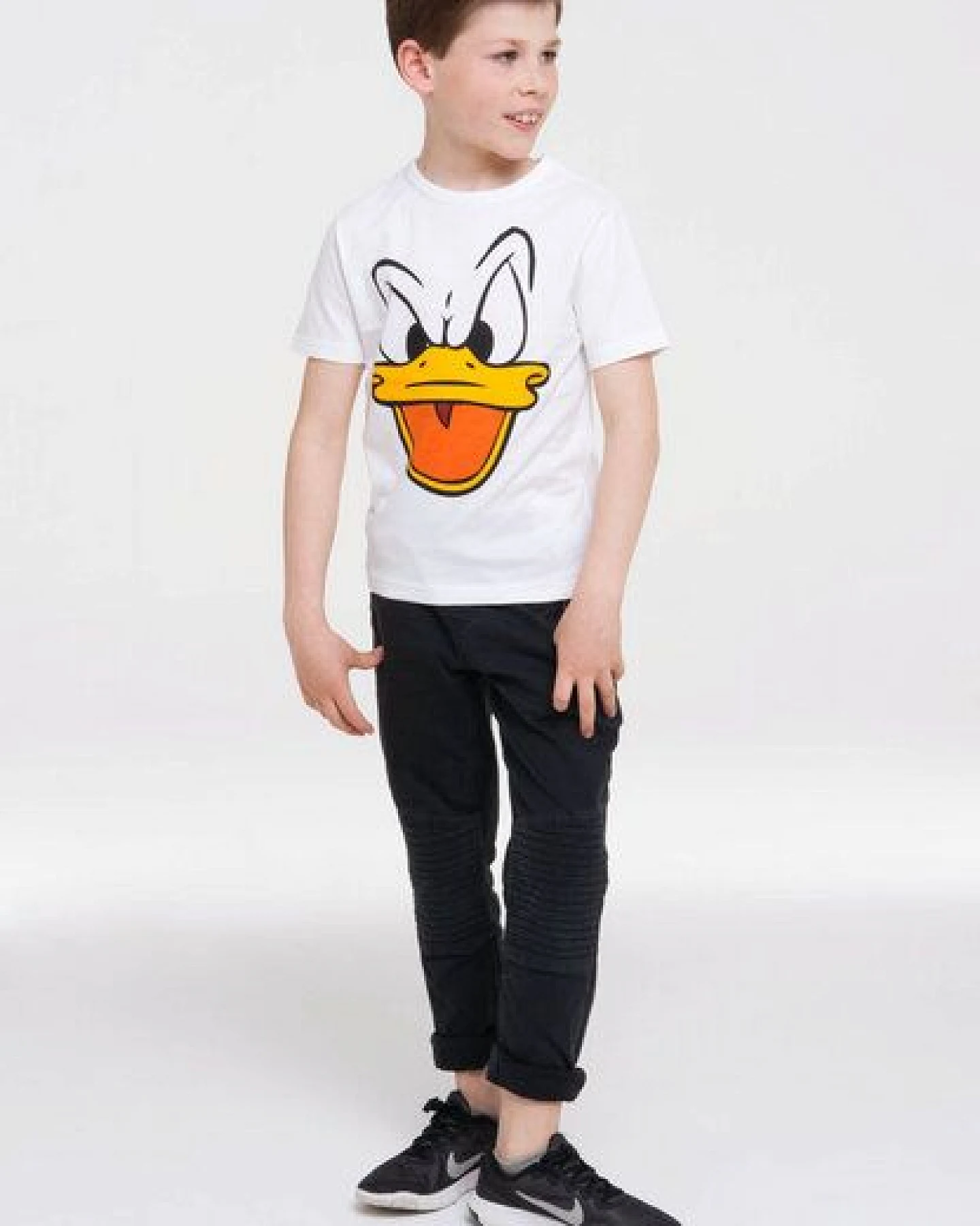 LOGOSH!RT LOGOSHIRT - Disney - Donald Duck - Gesicht - Kinder Bio - Organic T-Shirt Print – Ansicht 2