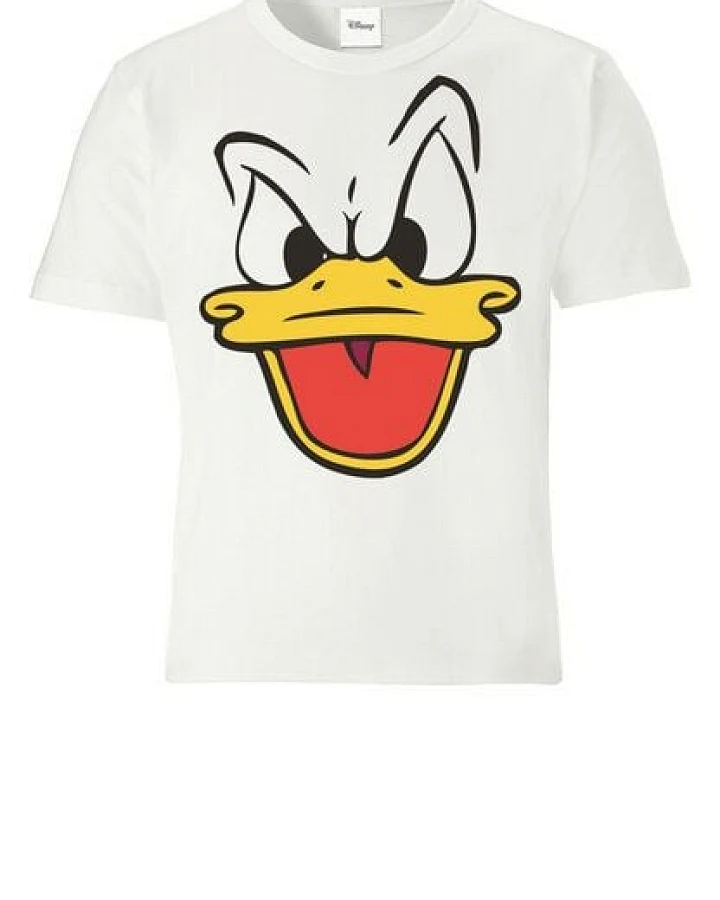 LOGOSH!RT LOGOSHIRT - Disney - Donald Duck - Gesicht - Kinder Bio - Organic T-Shirt Print