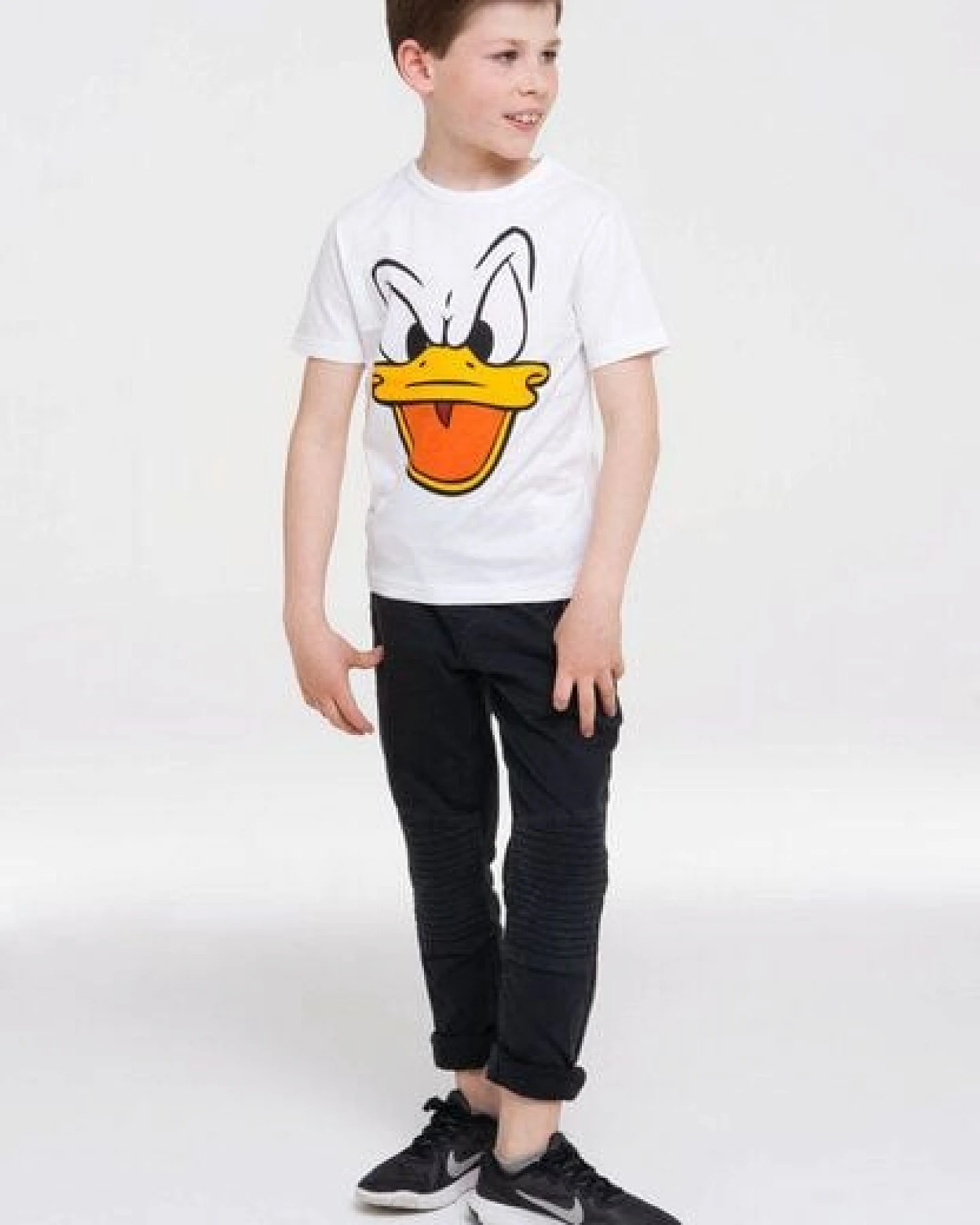 LOGOSH!RT LOGOSHIRT - Disney - Donald Duck - Gesicht - Kinder Bio - Organic T-Shirt Print – Ansicht 2
