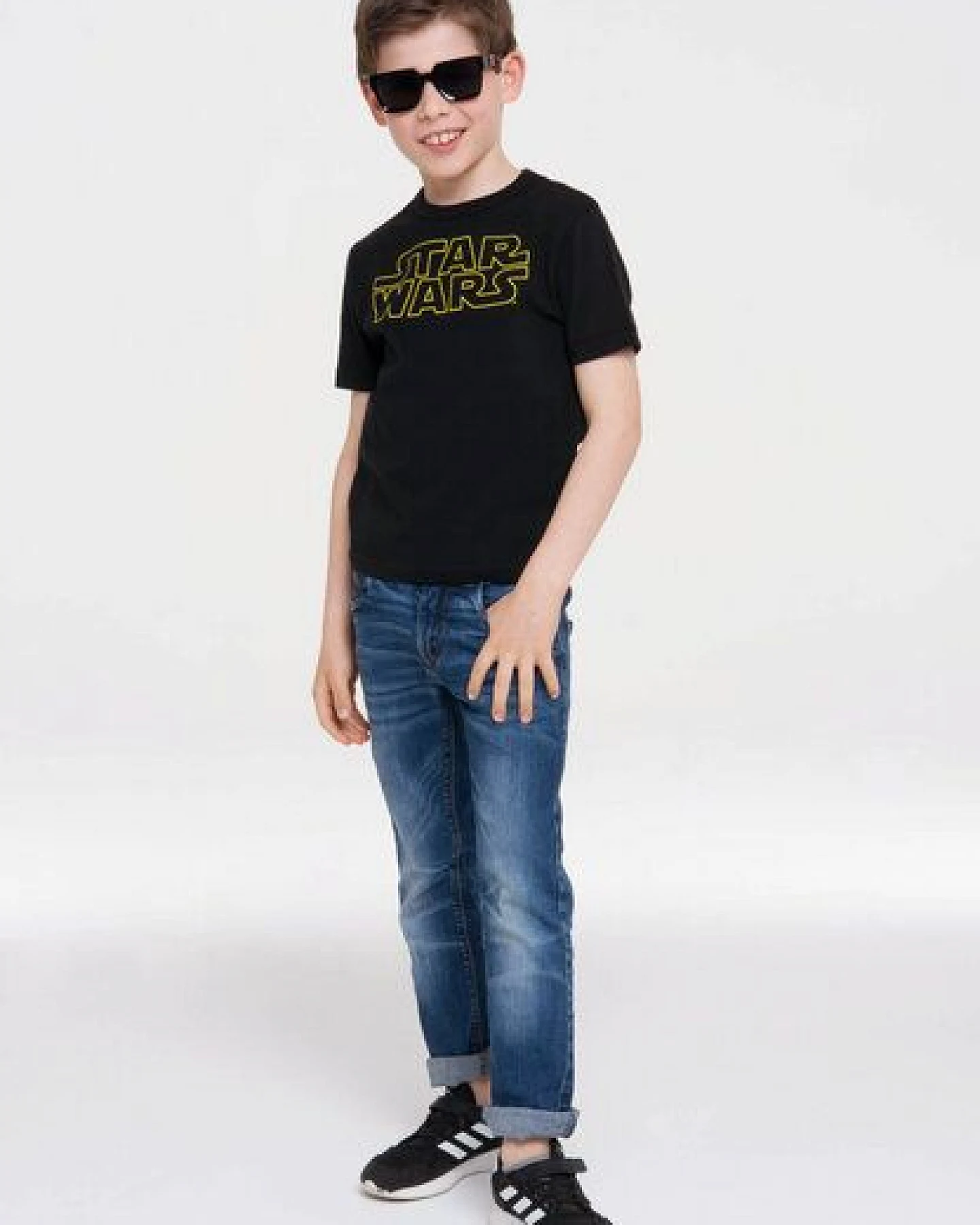 LOGOSH!RT LOGOSHIRT - Star Wars - Schriftzug - Logo - Organic - Bio T-Shirt Print - Kinder – Ansicht 2