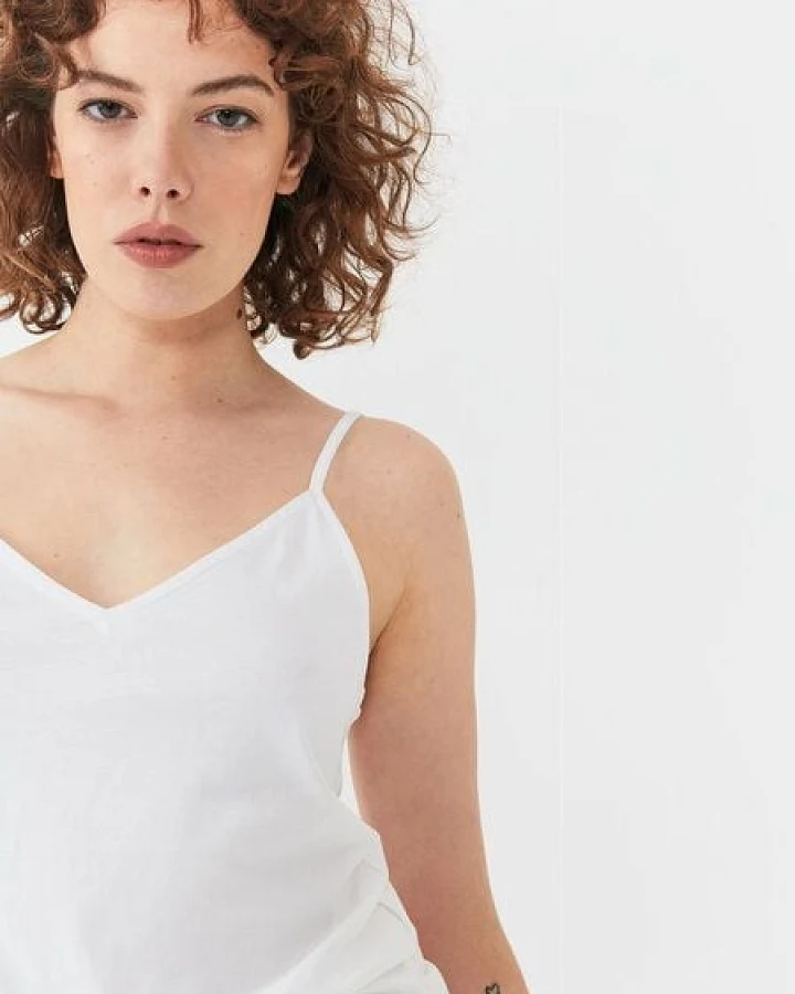 NINE TO FIVE #chiem - Damen Camisole Top aus Bio-Baumwolle
