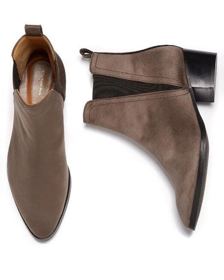 Will's Vegan Shop Spitz zulaufende Chelsea Boots