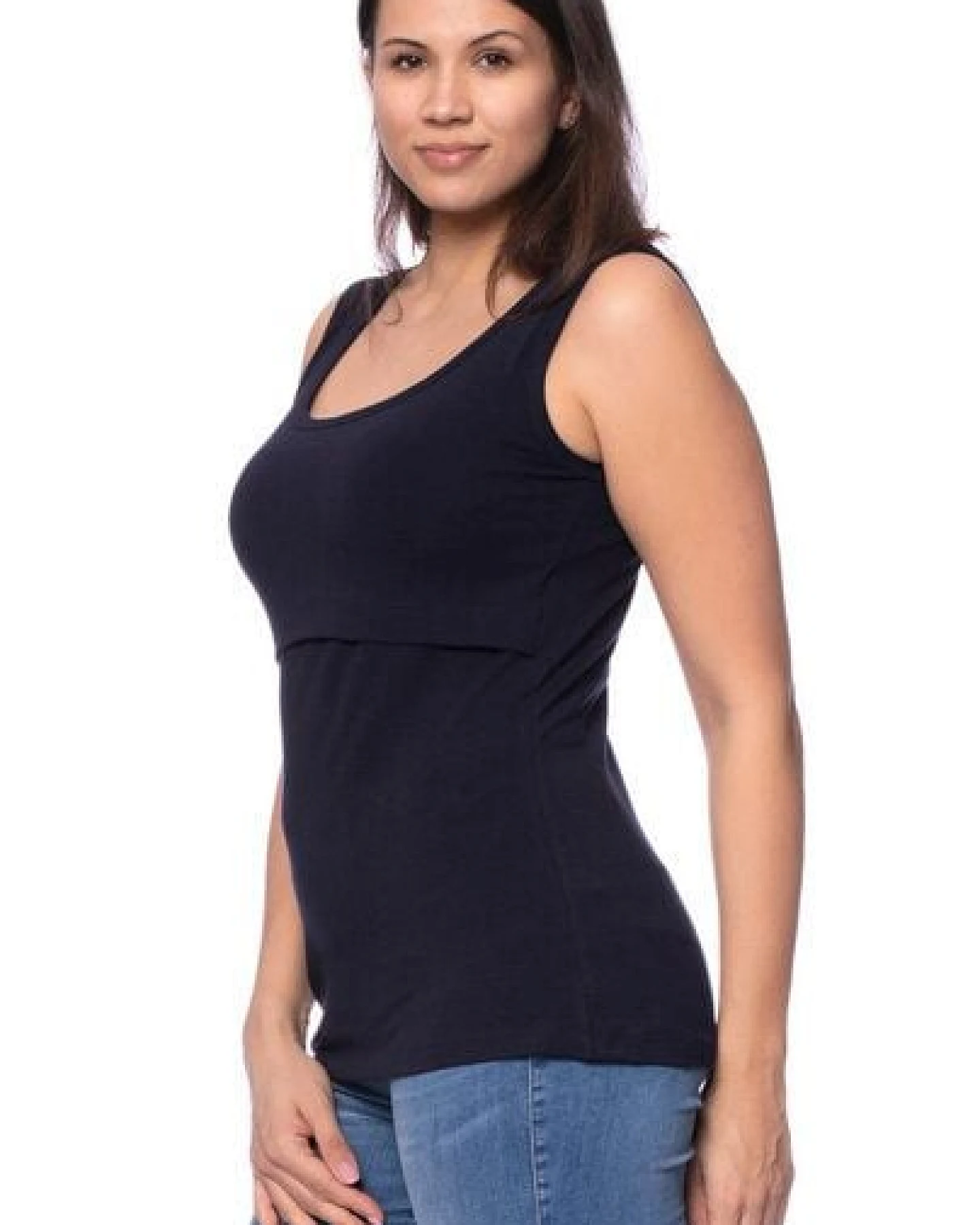 Milchshake 103 BASIC Umstands- und Stilltop aus Bio-Baumwolle – Ansicht 4
