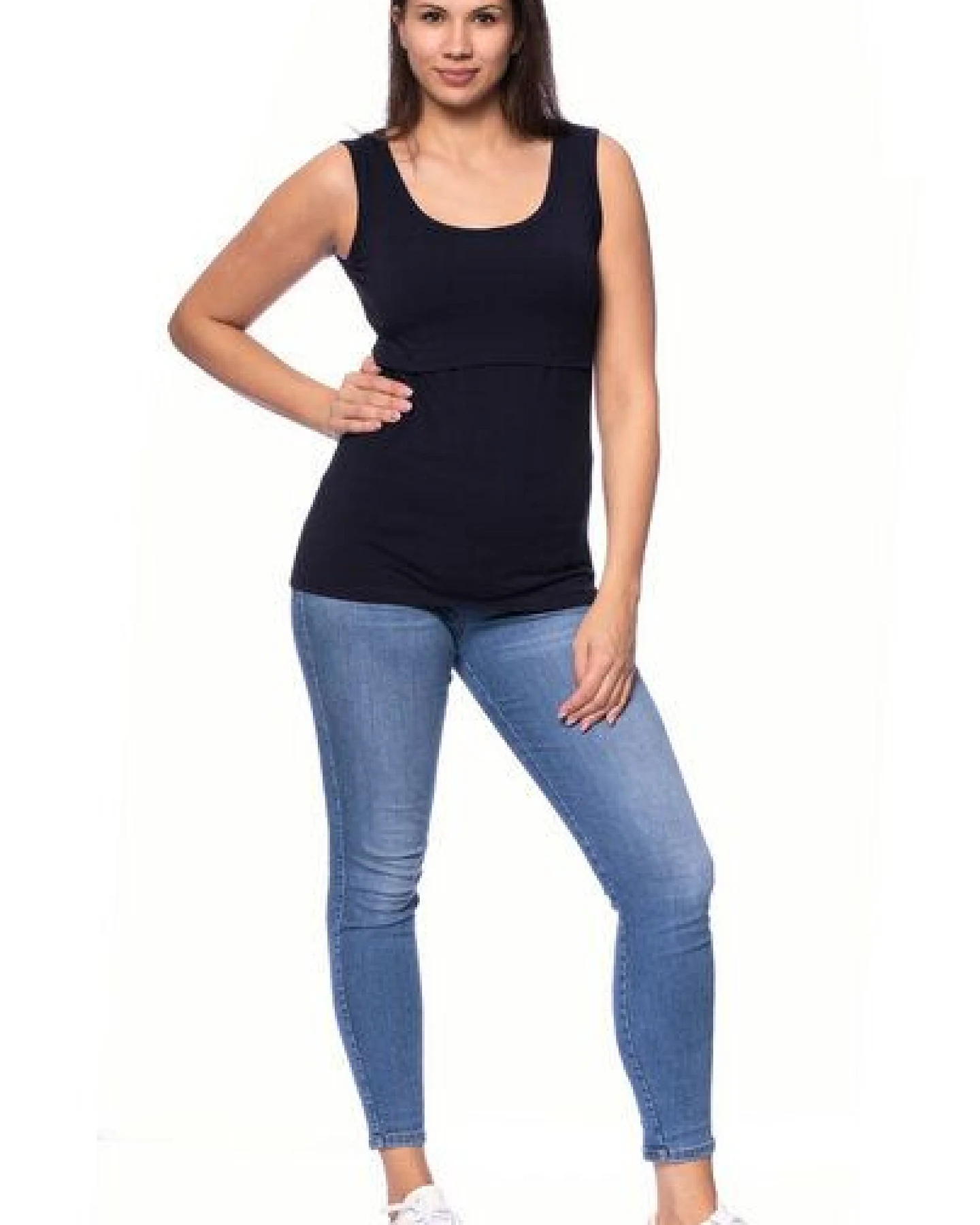Milchshake 103 BASIC Umstands- und Stilltop aus Bio-Baumwolle – Ansicht 3