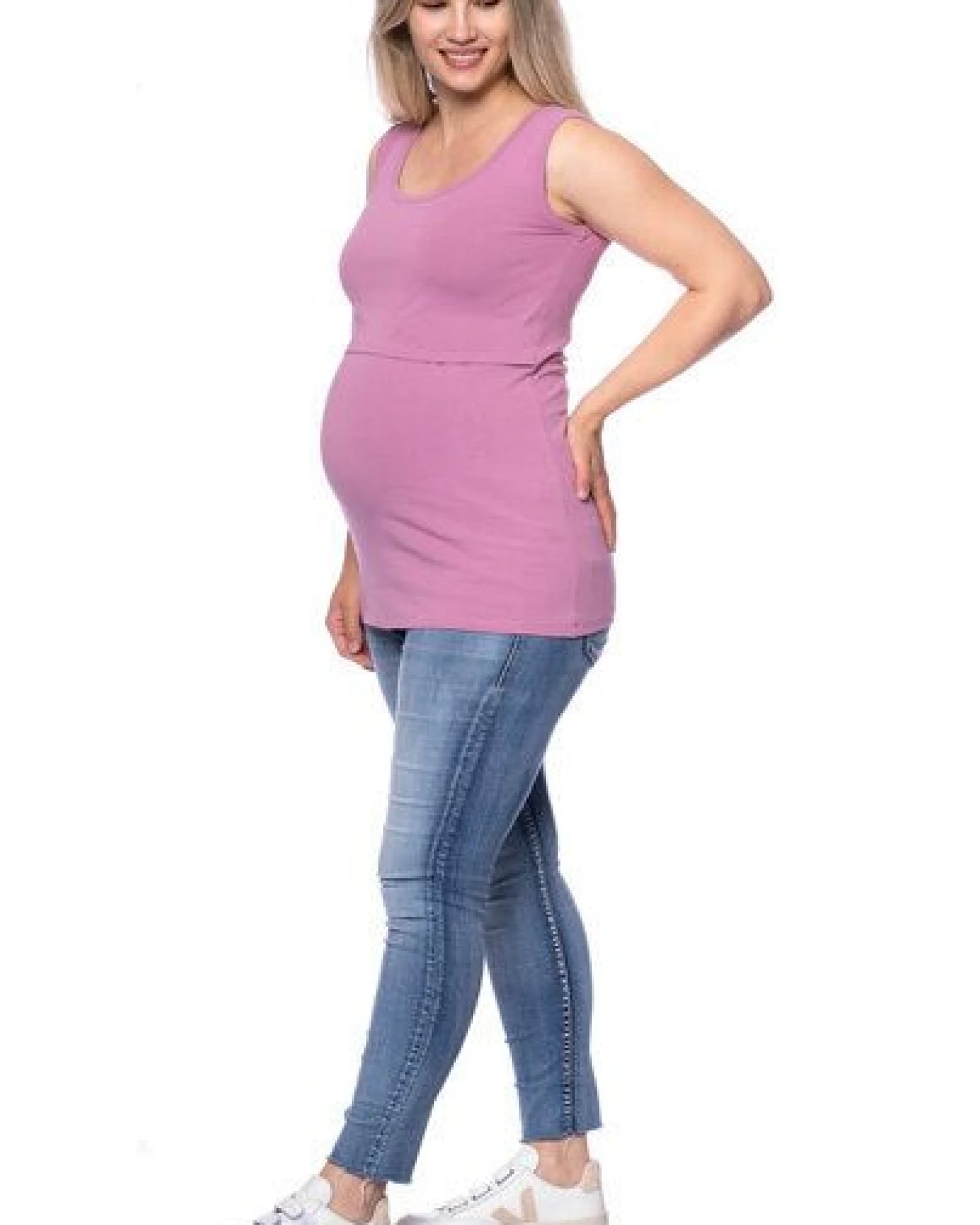 Milchshake 103 BASIC Umstands- und Stilltop aus Bio-Baumwolle – Ansicht 2