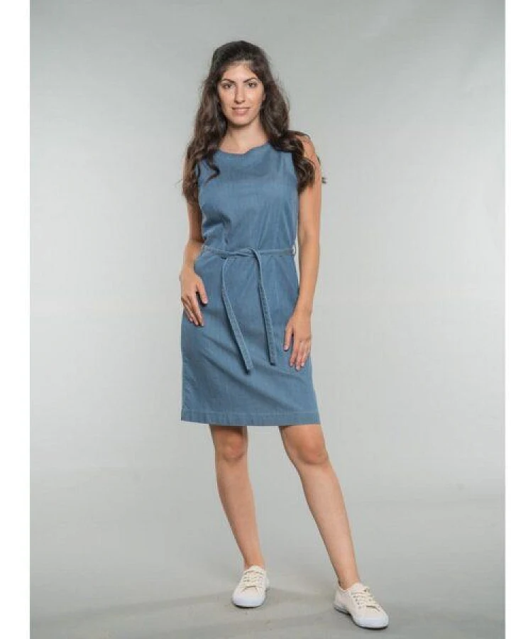 Feuervogl Kim Shiftdress aus LIGHT DENIM in Oceanblue