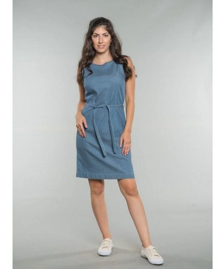 Feuervogl Kim Shiftdress aus LIGHT DENIM in Oceanblue