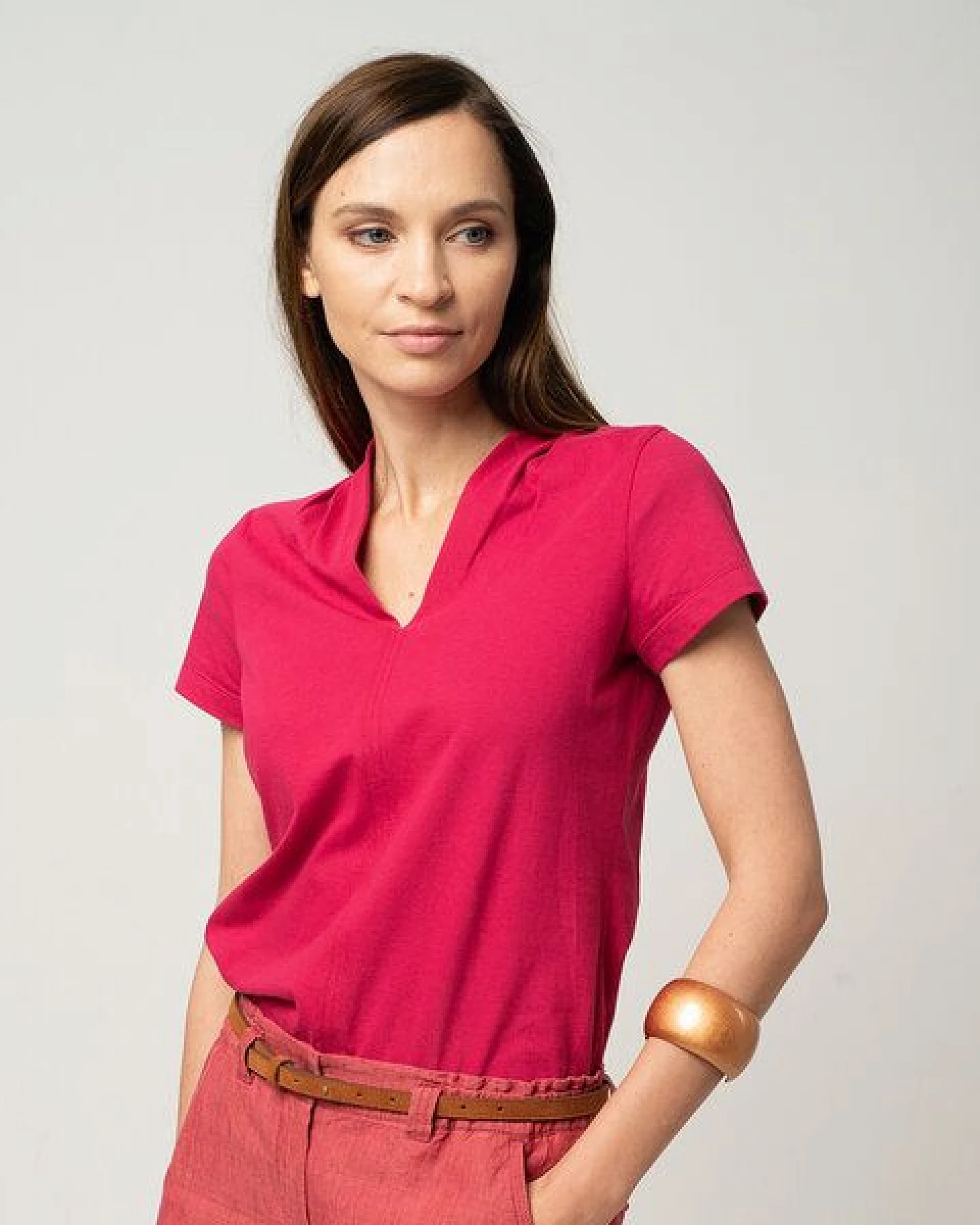 Alma & Lovis Kurzarmshirt aus Bio-Baumwolle – Ansicht 2