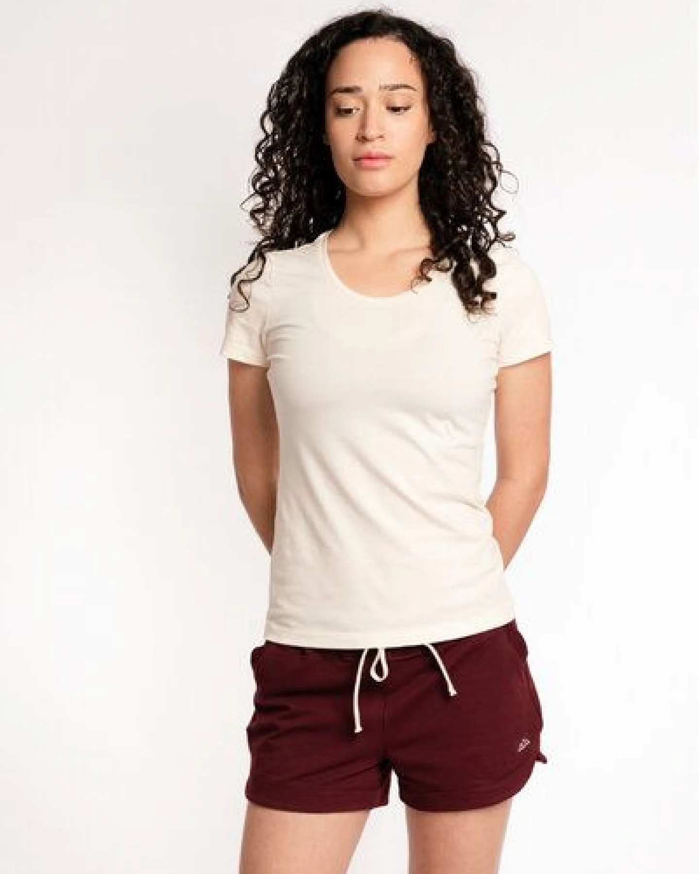 M23 Damen Shorts aus Bio-Baumwolle, Modell "Chloé" – Ansicht 3