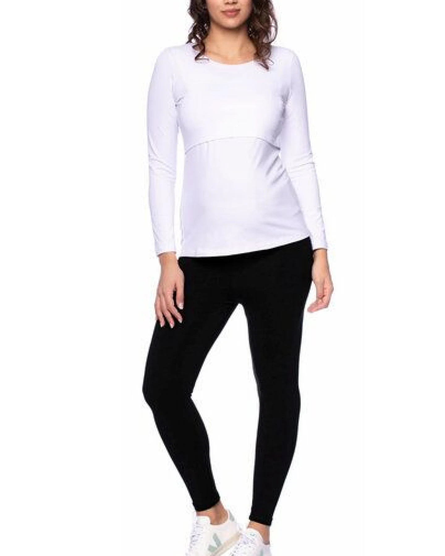 Milchshake 103 BASIC Umstands- und Stillshirt langarm aus Bio-Baumwolle – Ansicht 2