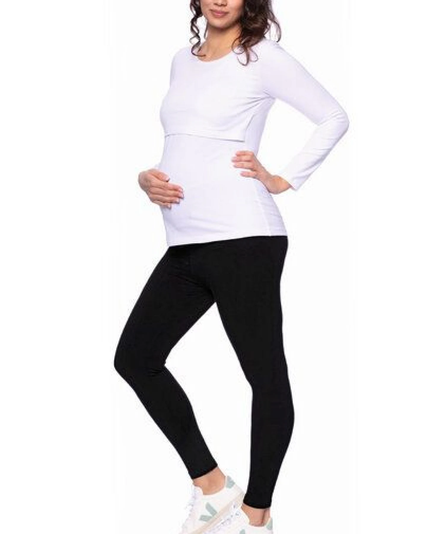 Milchshake 103 BASIC Umstands- und Stillshirt langarm aus Bio-Baumwolle – Ansicht 3