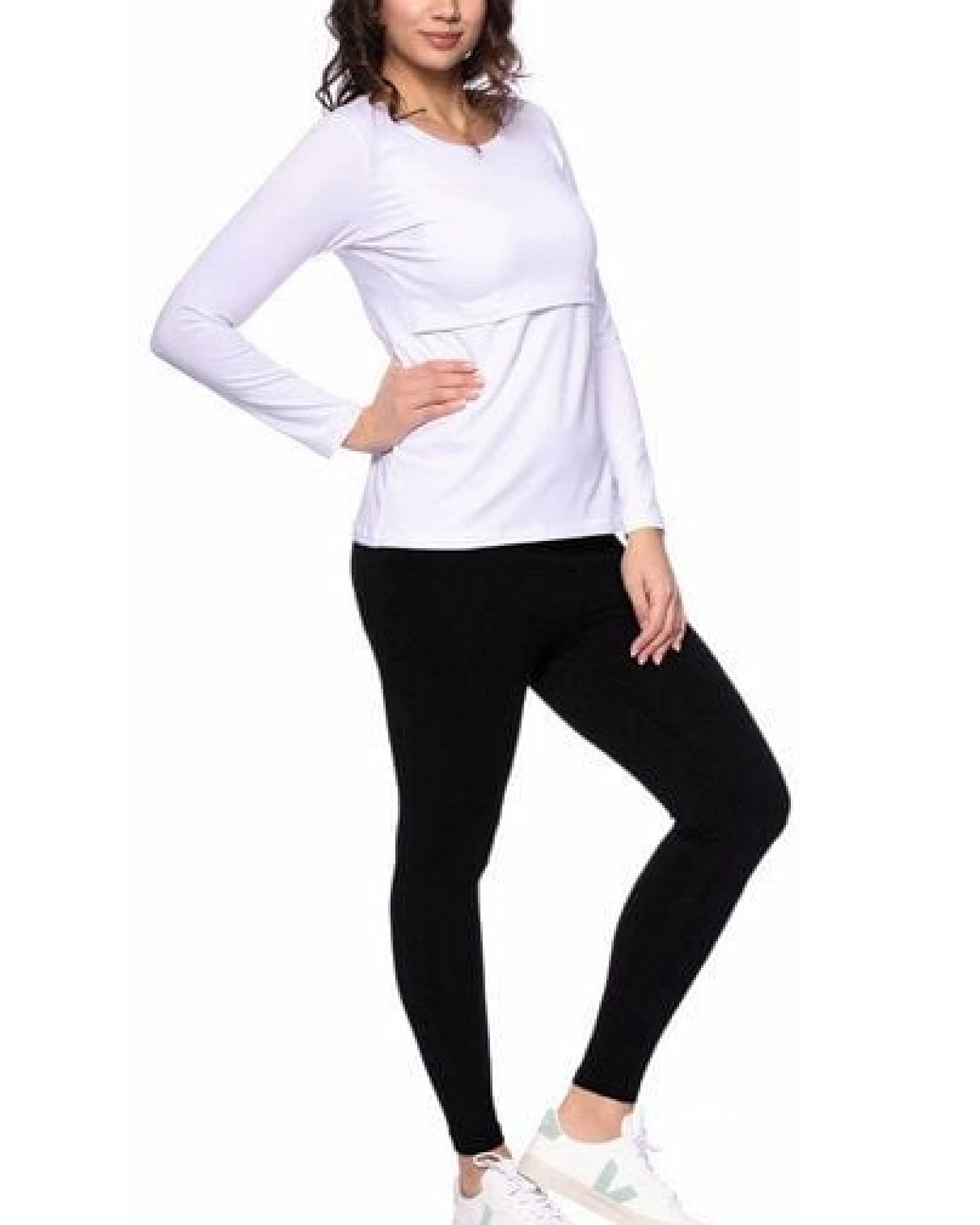 Milchshake 103 BASIC Umstands- und Stillshirt langarm aus Bio-Baumwolle – Ansicht 4