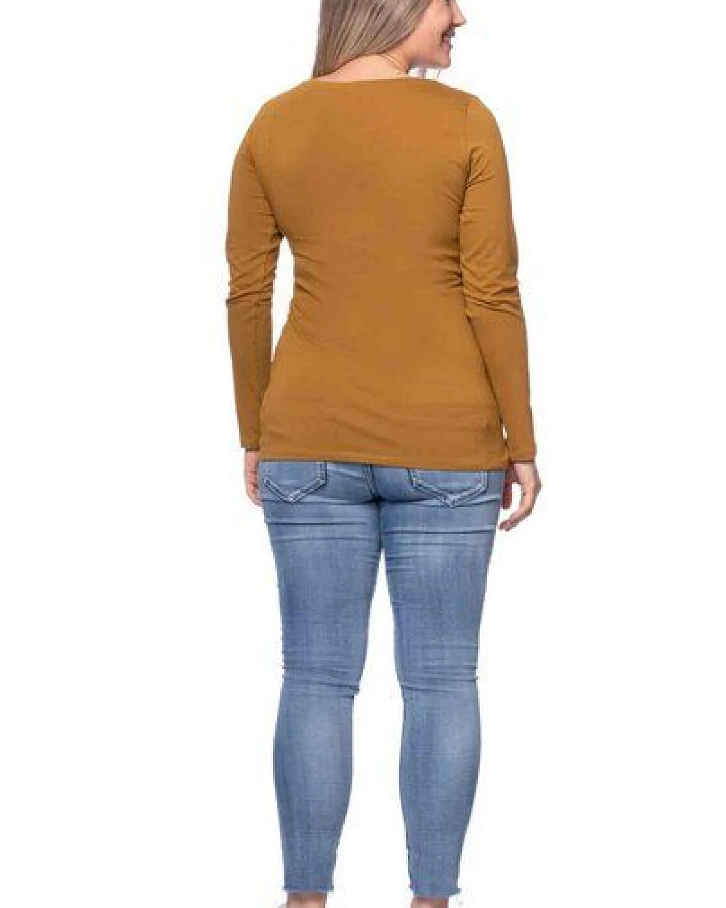 Milchshake 103 BASIC Umstands- und Stillshirt langarm aus Bio-Baumwolle – Ansicht 4