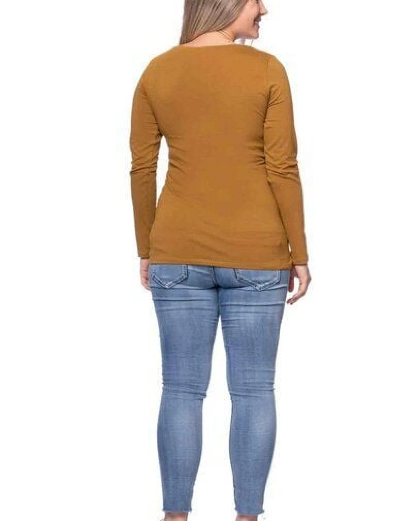 Milchshake 103 BASIC Umstands- und Stillshirt langarm aus Bio-Baumwolle – Ansicht 4