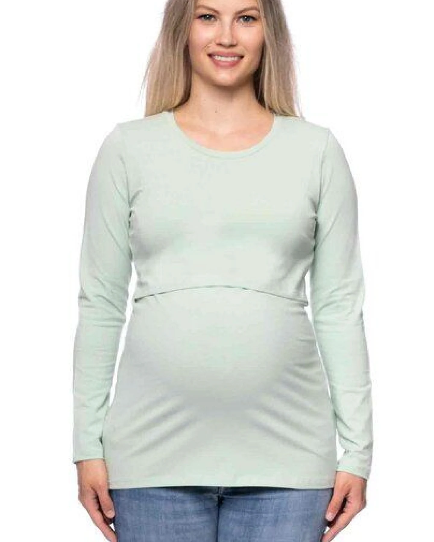 Milchshake 103 BASIC Umstands- und Stillshirt langarm aus Bio-Baumwolle – Ansicht 4
